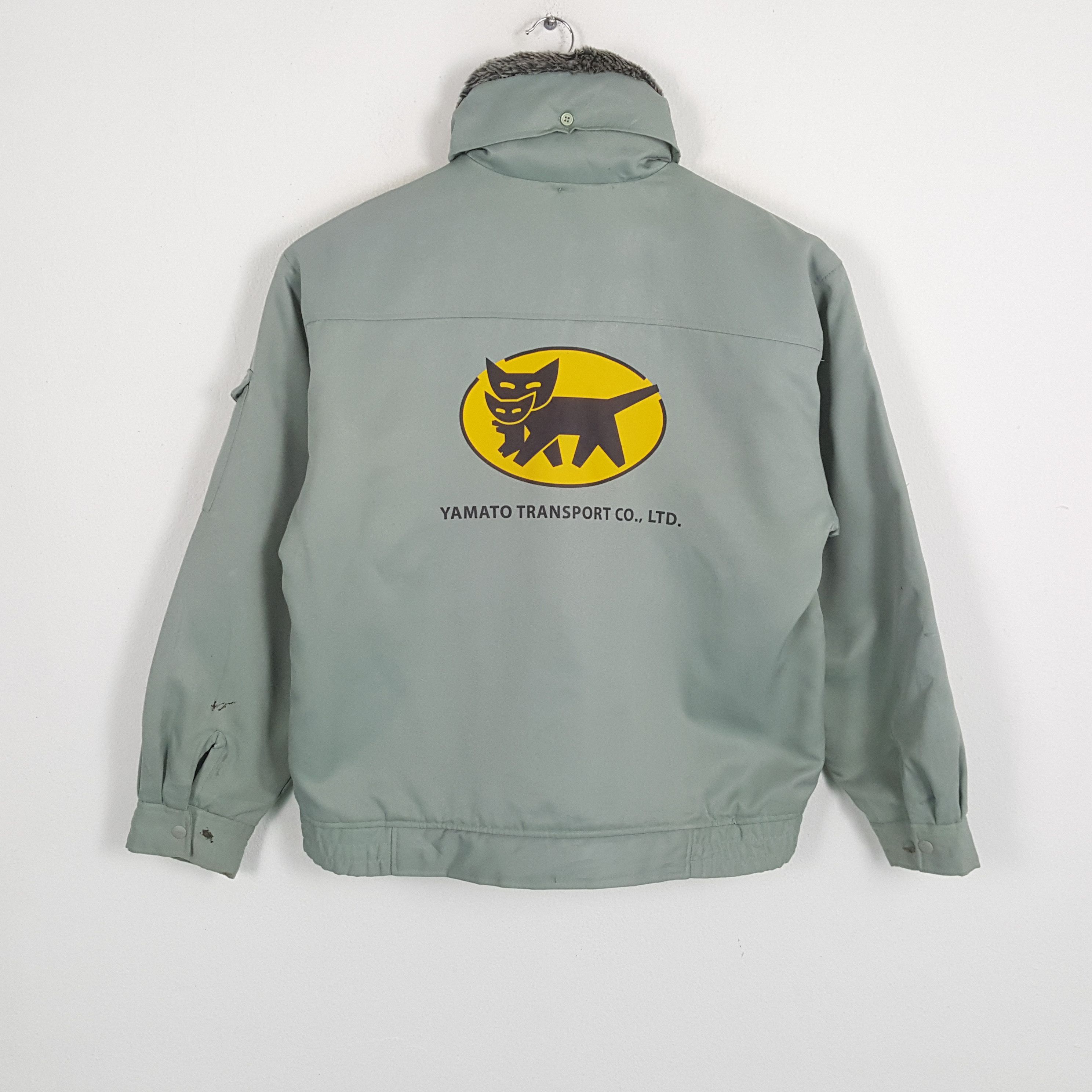 Japanese Brand × Vintage Vintage YAMATO TRANSPORT Racing Style Winter Jacket Size US L / EU 52-54 / 3 - 1 Thumbnail