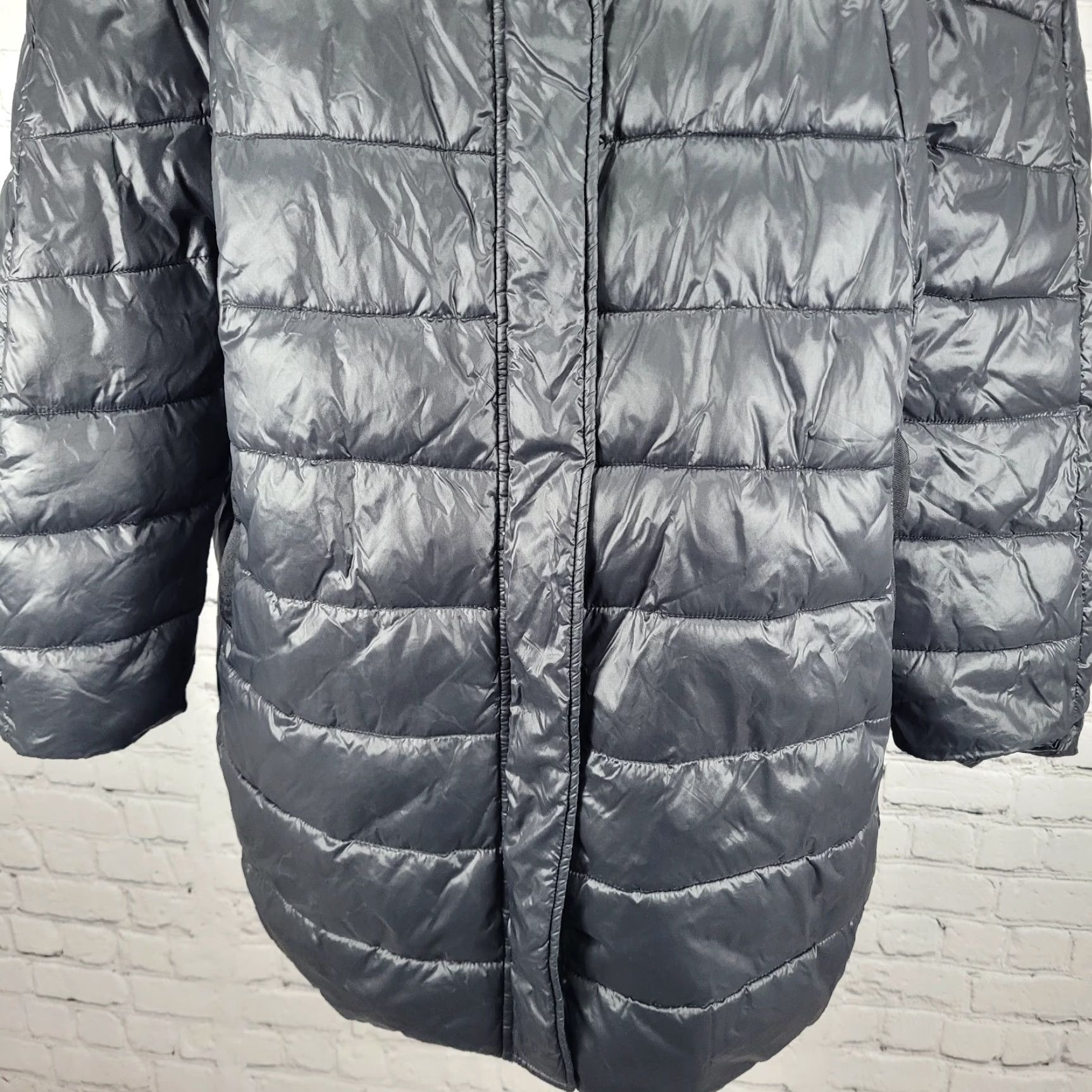 Vintage Luisa Viola Black Quilted Imbottito Full Zip & Snap Jacket Italy Made US Size 14 Size XL / US 12-14 / IT 48-50 - 7 Thumbnail