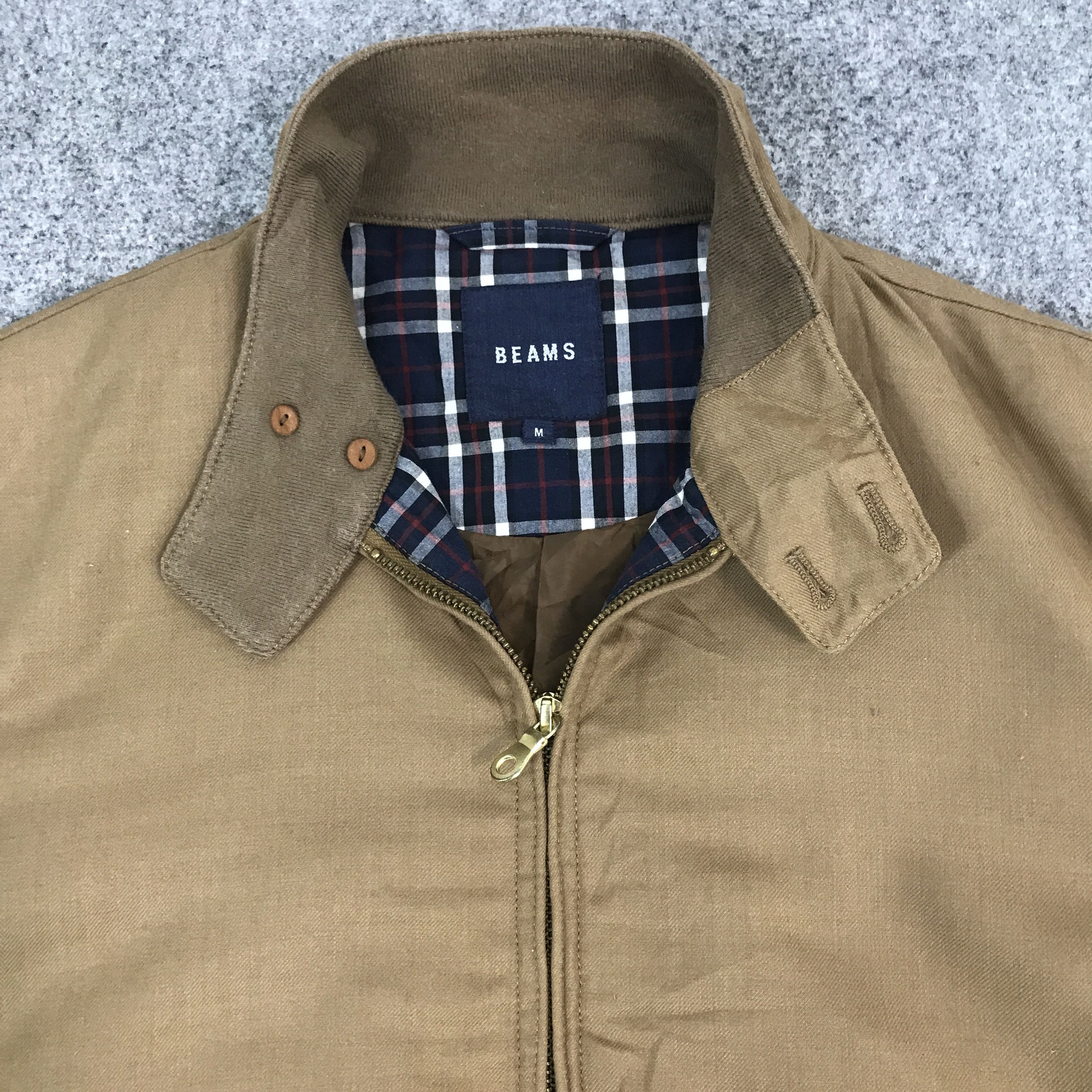 Beams Japan × Japanese Brand Beams Japan zipper brown jacket Size US M / EU 48-50 / 2 - 7 Thumbnail