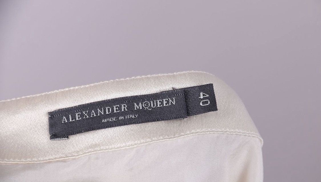 Alexander McQueen Alexander McQueen SS2009 Smoke Print Silk Maxi Dress Size S / US 4 / IT 40 - 7 Thumbnail