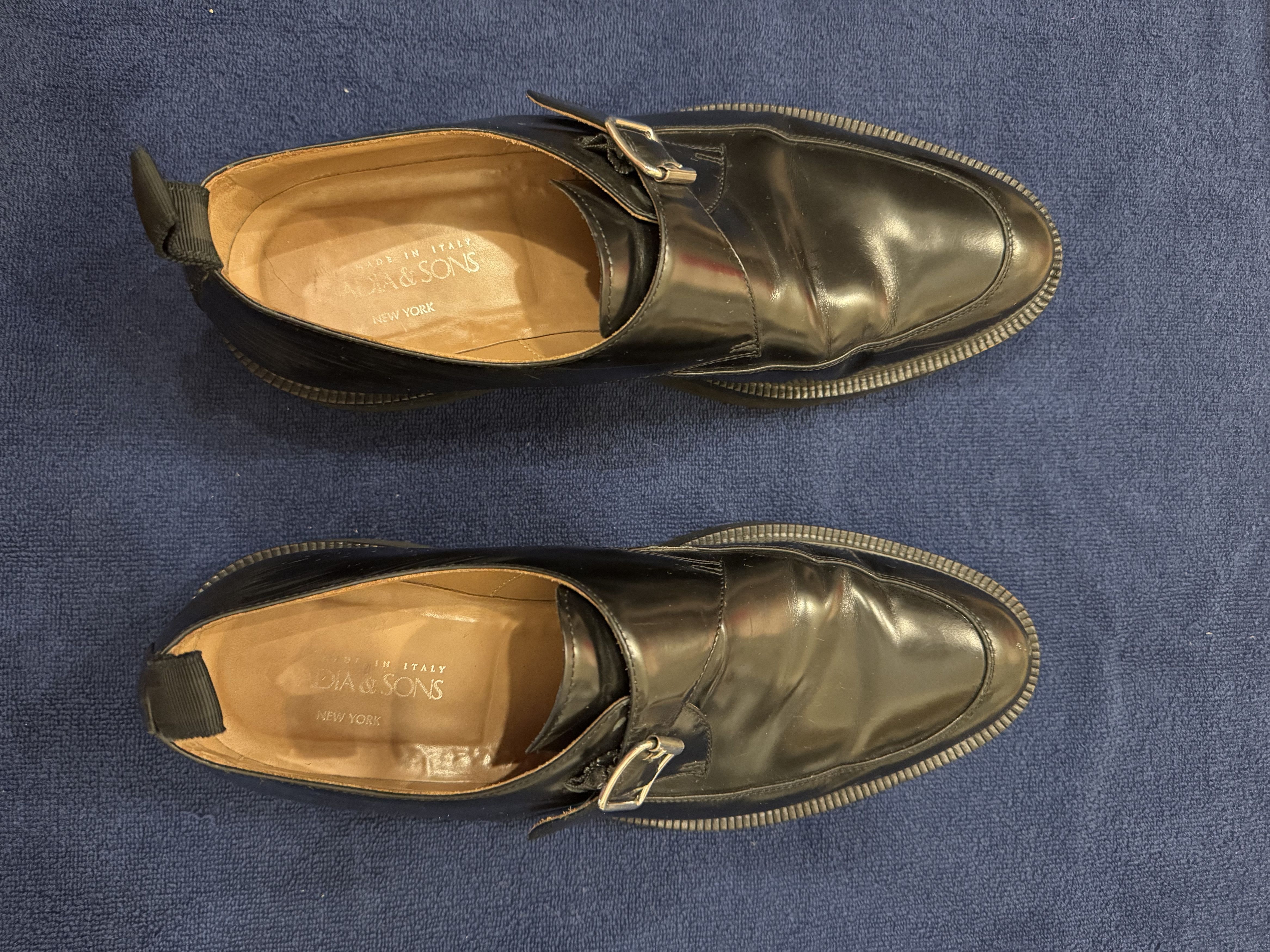 Ovadia & Sons Ovadia & Sons Black Patent Shoes EU44 Size US 11 / EU 44 - 2 Thumbnail