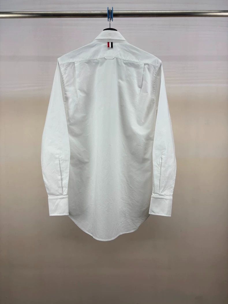 Thom Browne Thom Browne Floral embroidered white shirt Size US M / EU 48-50 / 2 - 2 Thumbnail