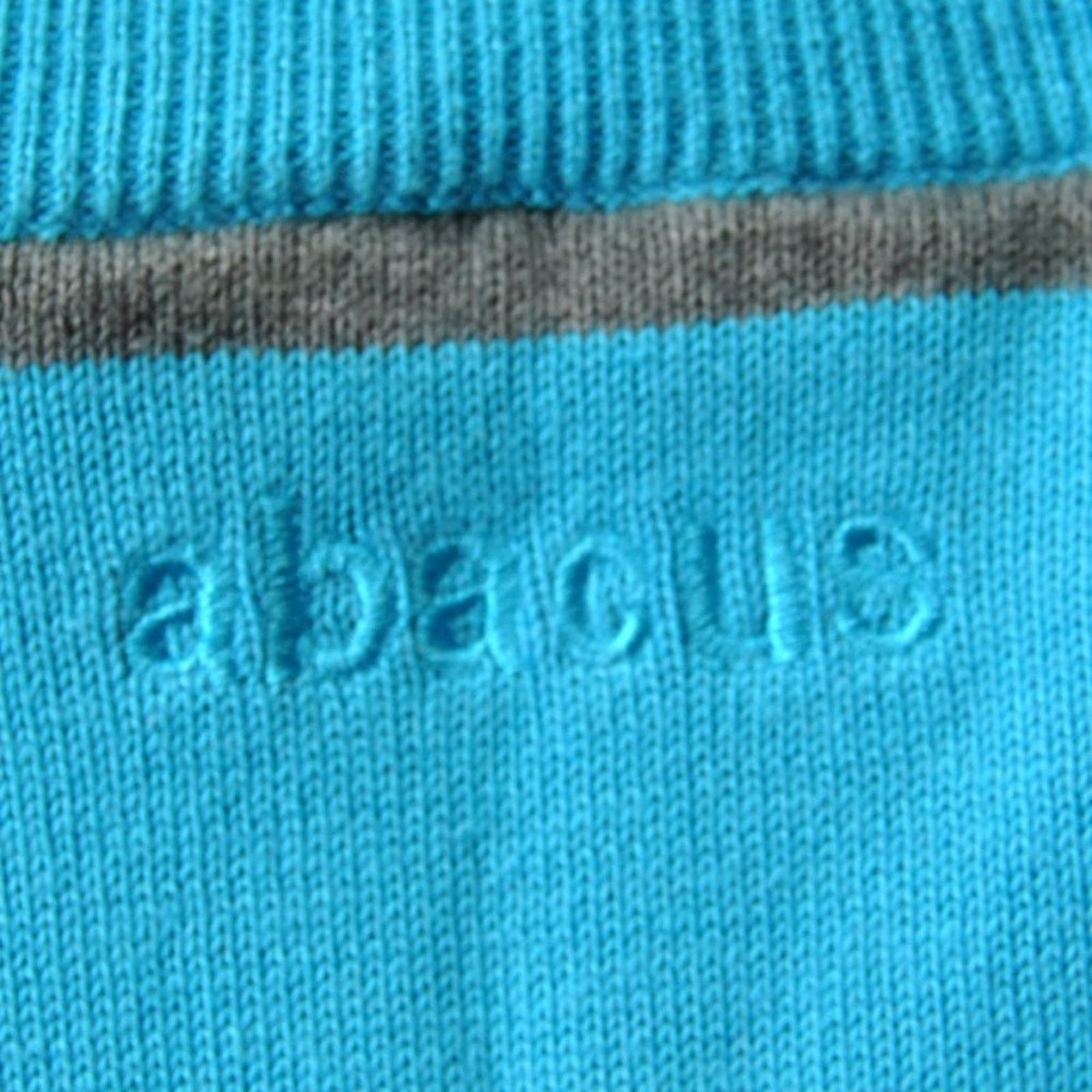 Other Abacus Large Lined Quarter Zip Sweater Blue Gray Stripes Size US L / EU 52-54 / 3 - 9 Thumbnail