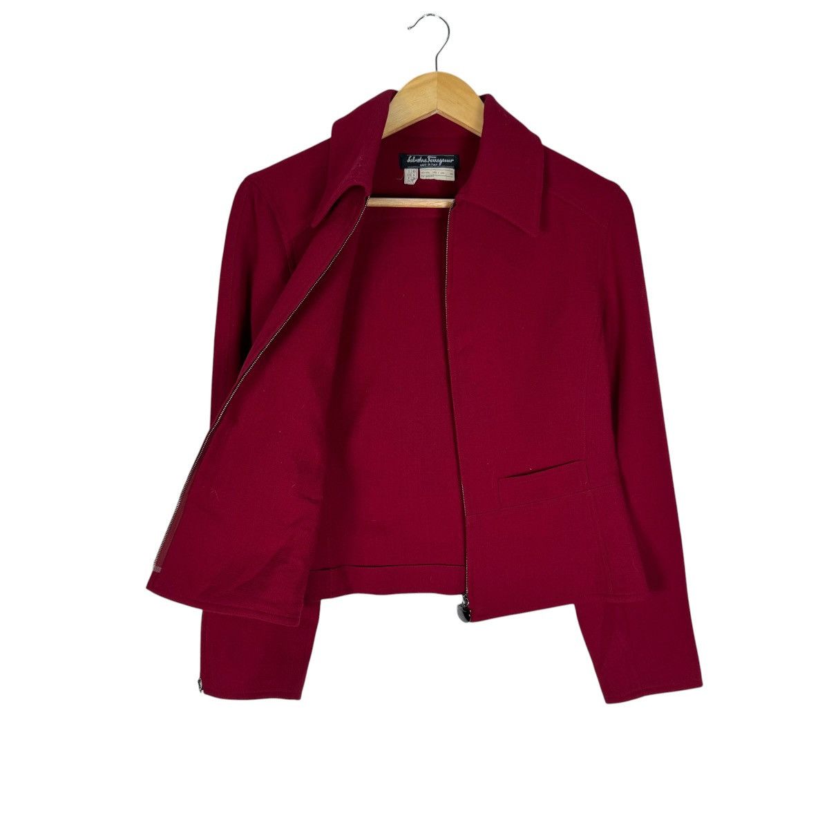 Salvatore Ferragamo 🌟SALVATORE FERRAGAMO ZIPPER JACKET Size S / US 4 / IT 40 - 9 Thumbnail