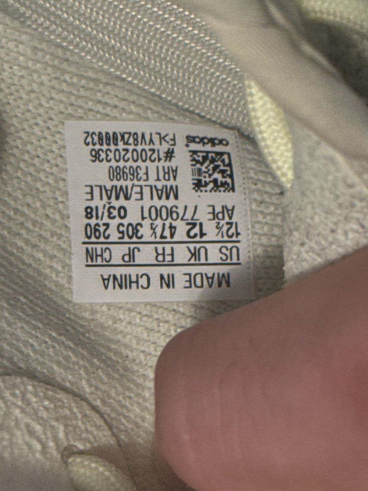 Adidas YEEZY BOOST 350 V2 F36980 BUTTER Size US 12.5 / EU 45-46 - 7 Thumbnail