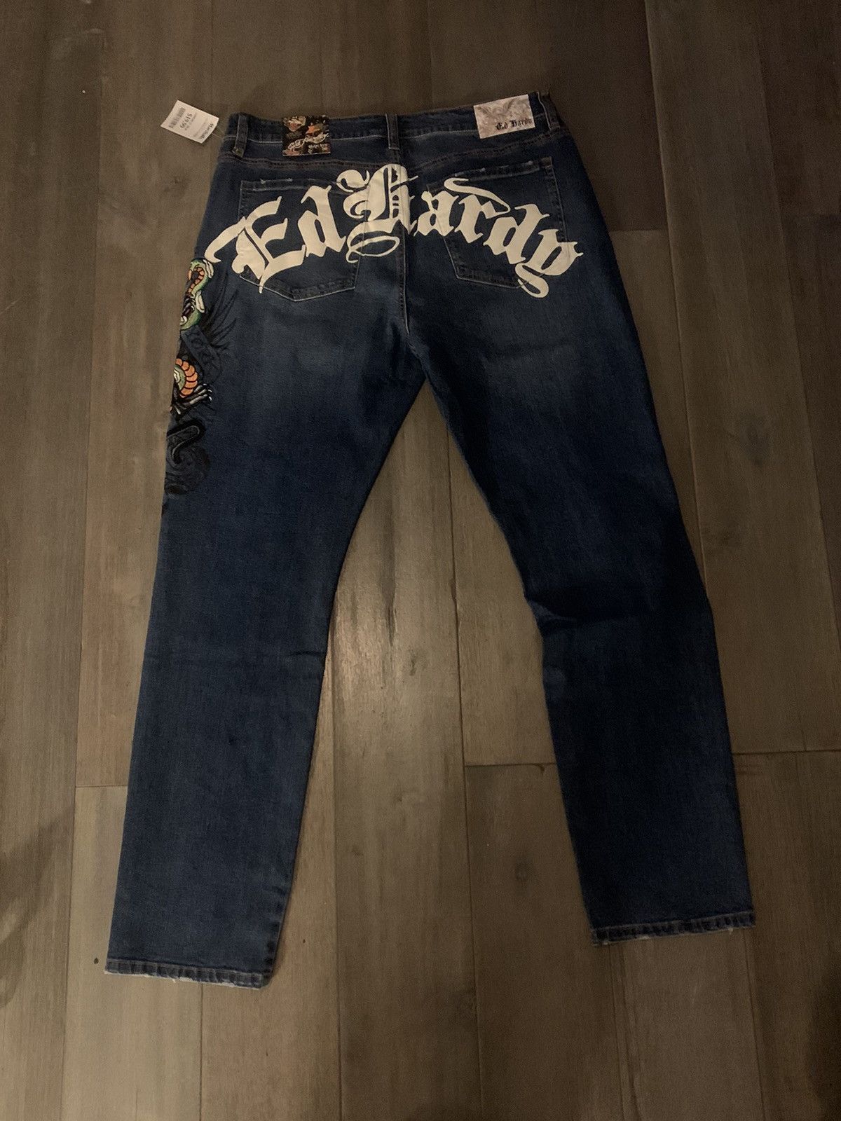 image of Ed Hardy Jeans in Blue, Men's (Size 36)