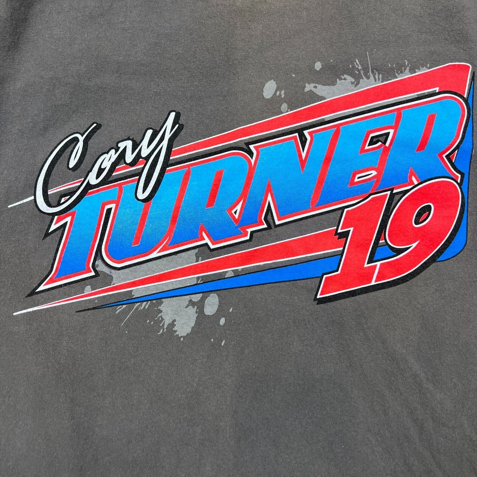 NASCAR × Vintage VTG Cory Turner T Shirt XL Double Sided NASCAR Racing Tee Size US XL / EU 56 / 4 - 5 Thumbnail