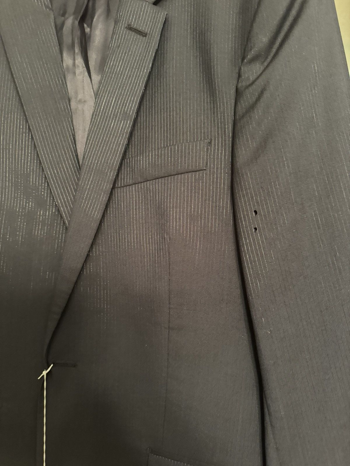 Acne Studios Jared J Pinstripe Blazer in Navy Size 40R - 10 Thumbnail