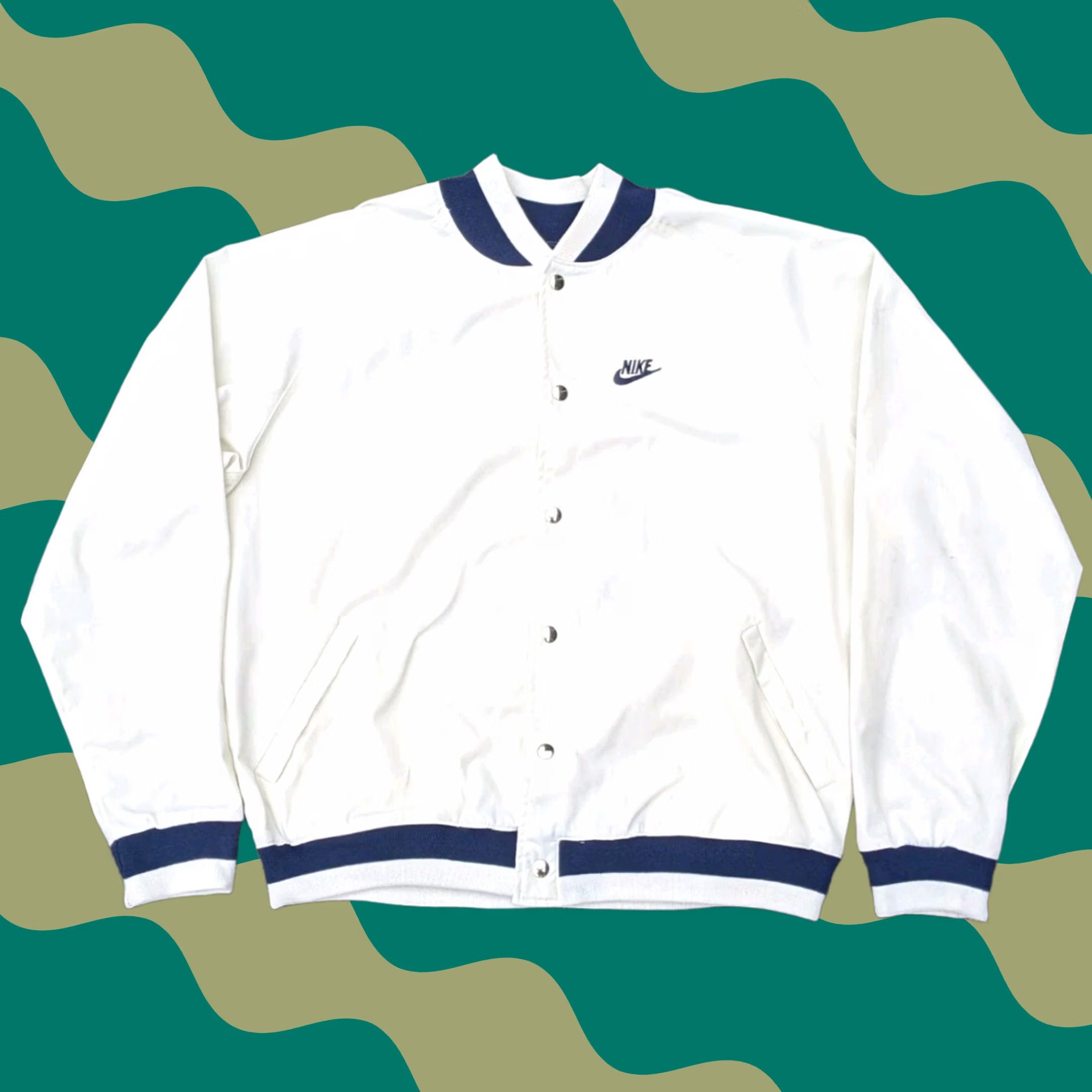 Nike × Parra Nike x Parra Varsity Bomber Jacket | Grailed