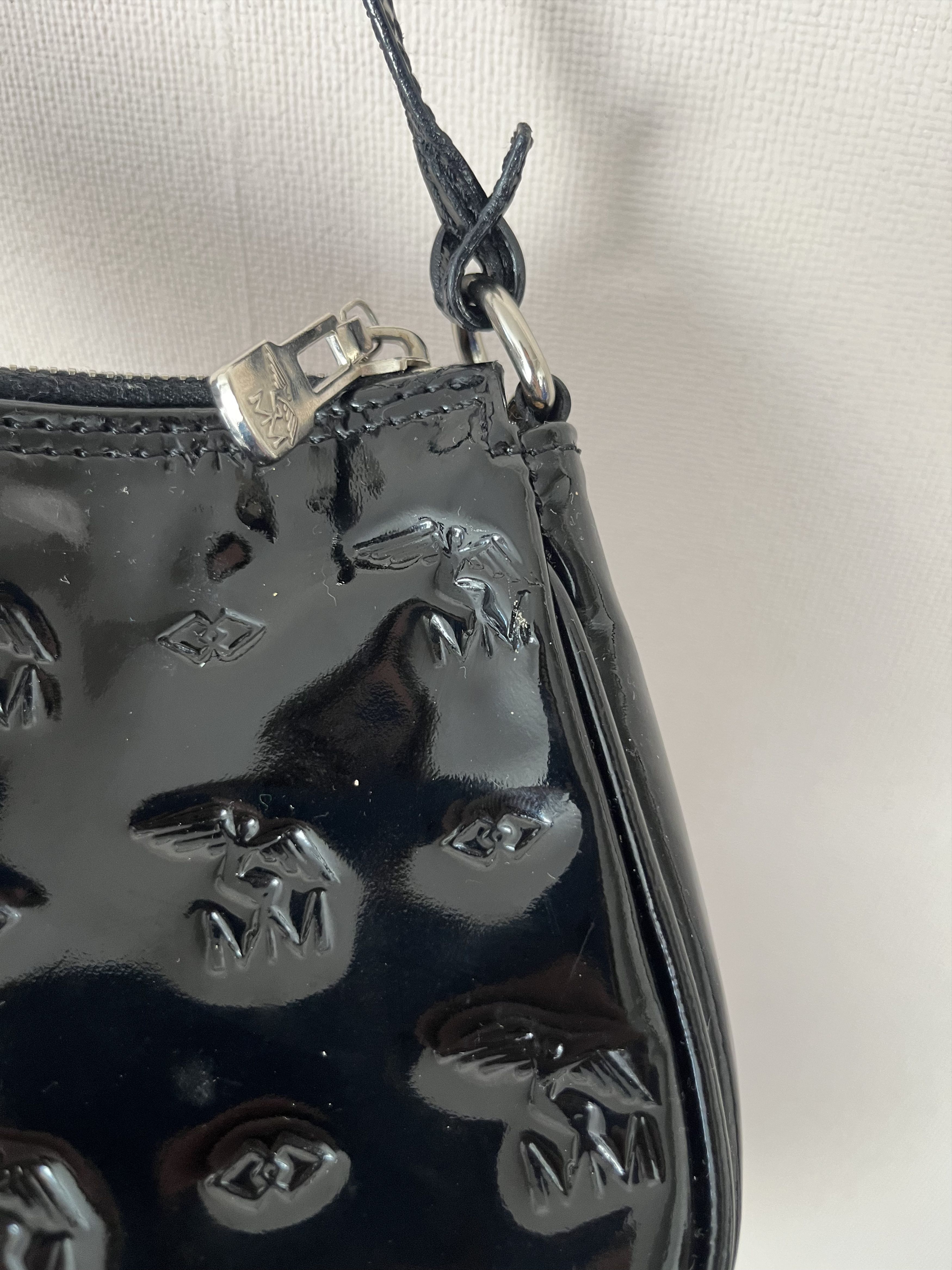 Maison Mollerus MAISON MOLLERUS Black Shoulder Bag Embossed Logo Baguette Size ONE SIZE - 5 Thumbnail