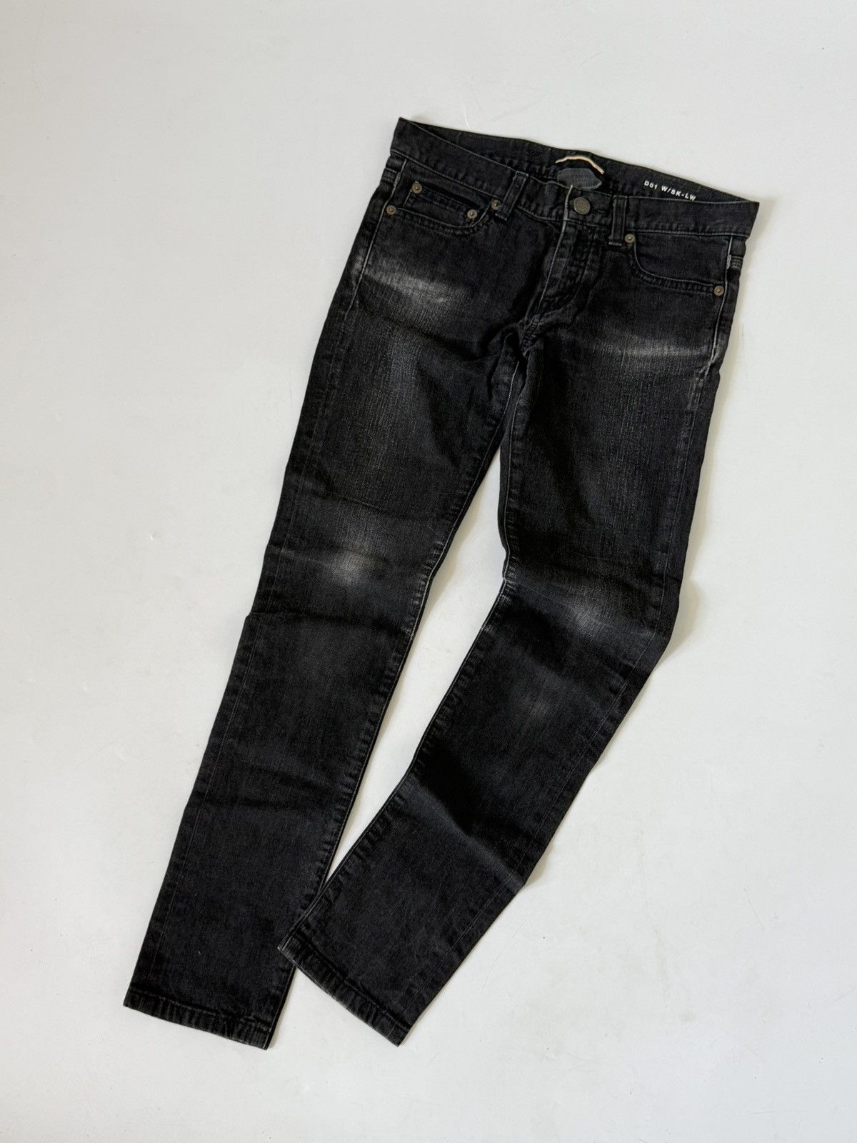 Saint Laurent Paris Saint Laurent Black Skinny Jeans Size US 26 / EU 42 - 3 Thumbnail