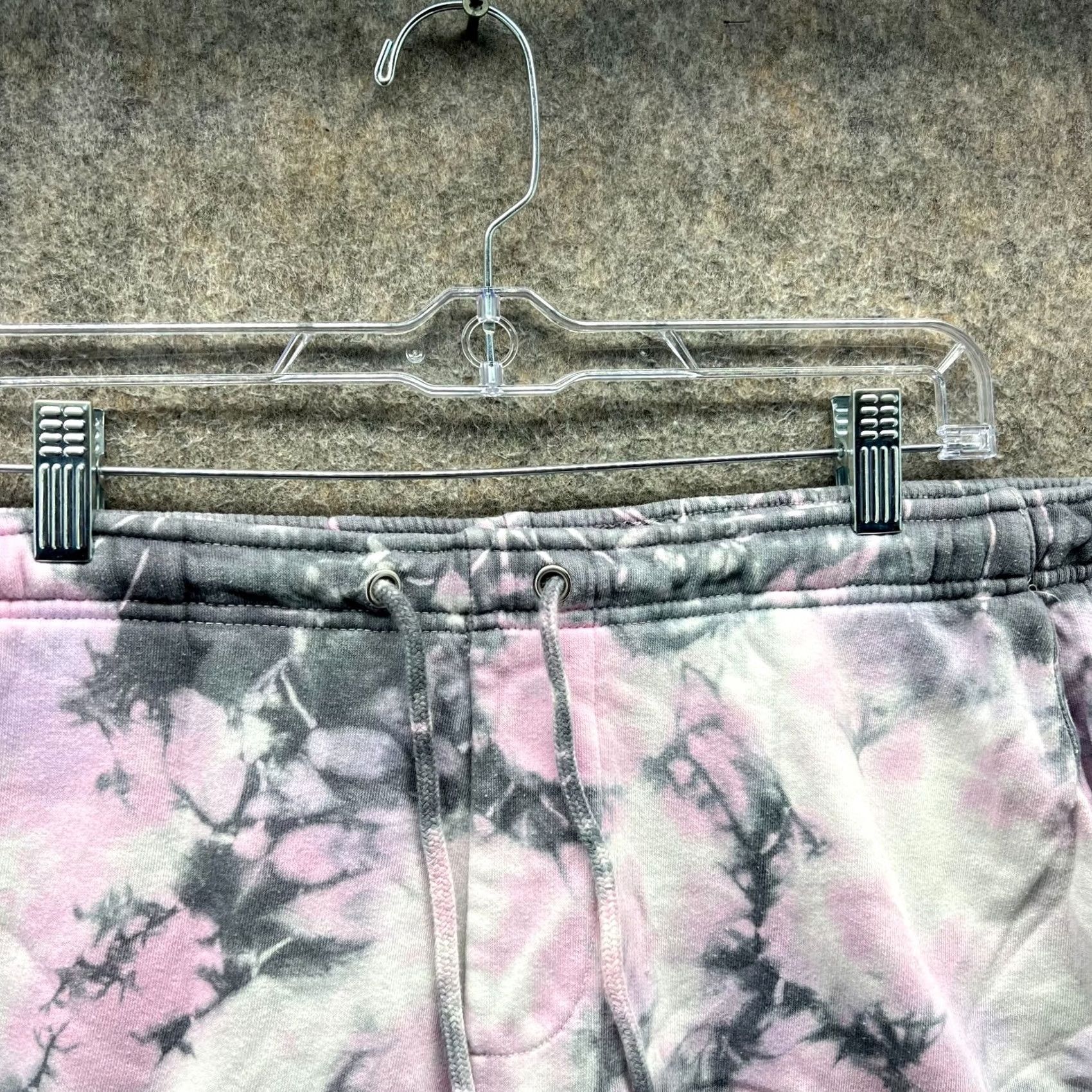 Pacsun Pacsun Shorts Womens Medium Pink Elastic Waist Fleece Drawstring Tie Dye Cotton Size 32" / US 10 / IT 46 - 7 Thumbnail