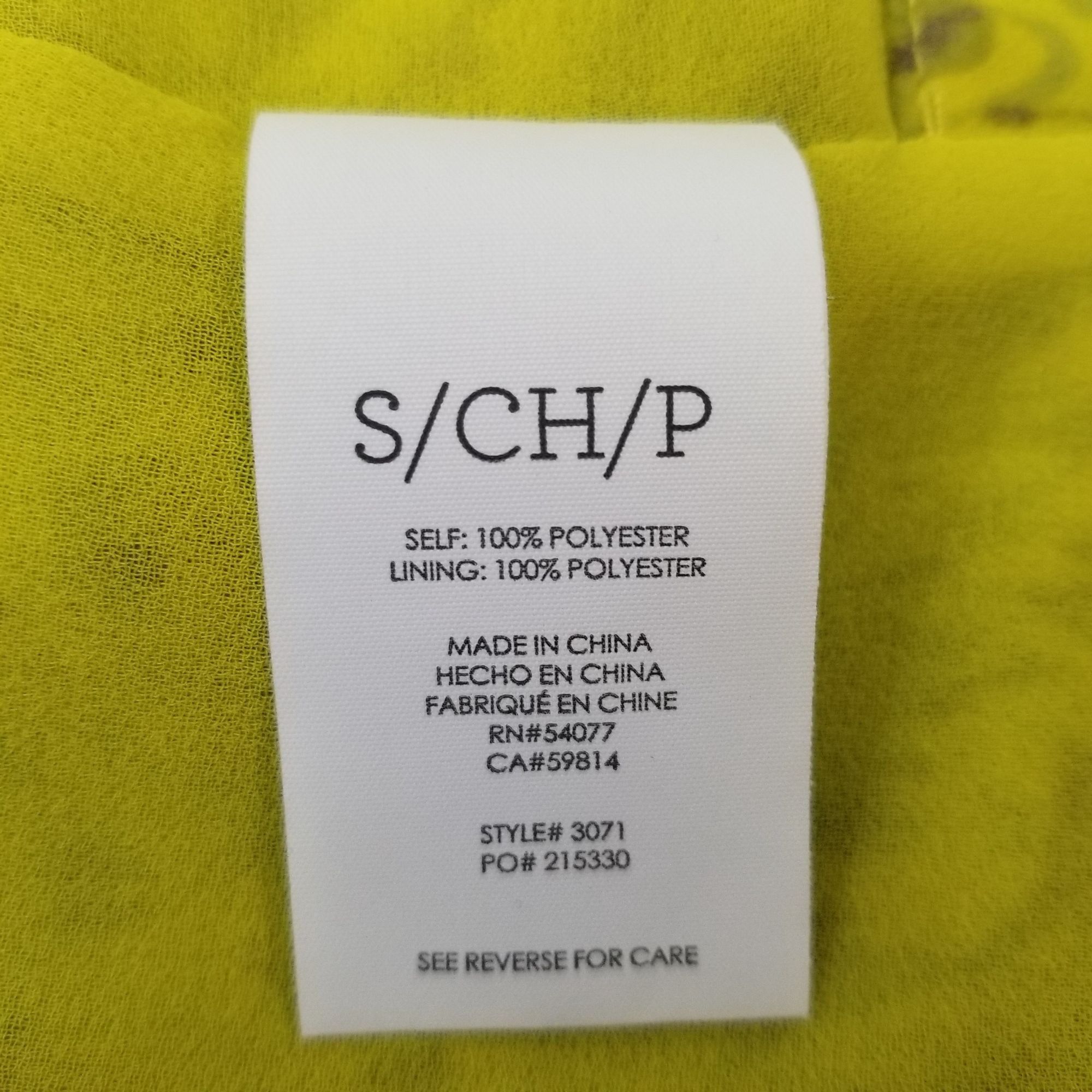 Other CAbi 3071 S Top Sleeveless Tank Cami Chartreuse REIGN Lightw Size S / US 4 / IT 40 - 5 Thumbnail