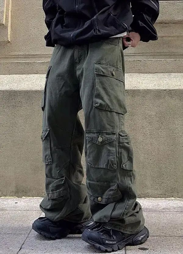 VIBE Utility grunge multi pocket cargo pants Size US 30 / EU 46 - 1 Thumbnail