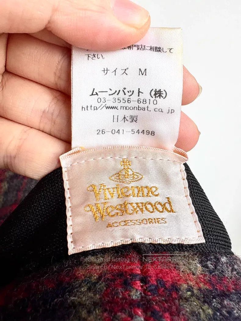 Vivienne Westwood Vivienne Westwood Vintage Red and Grey Plaid Newsboy Cap Size ONE SIZE - 6 Thumbnail