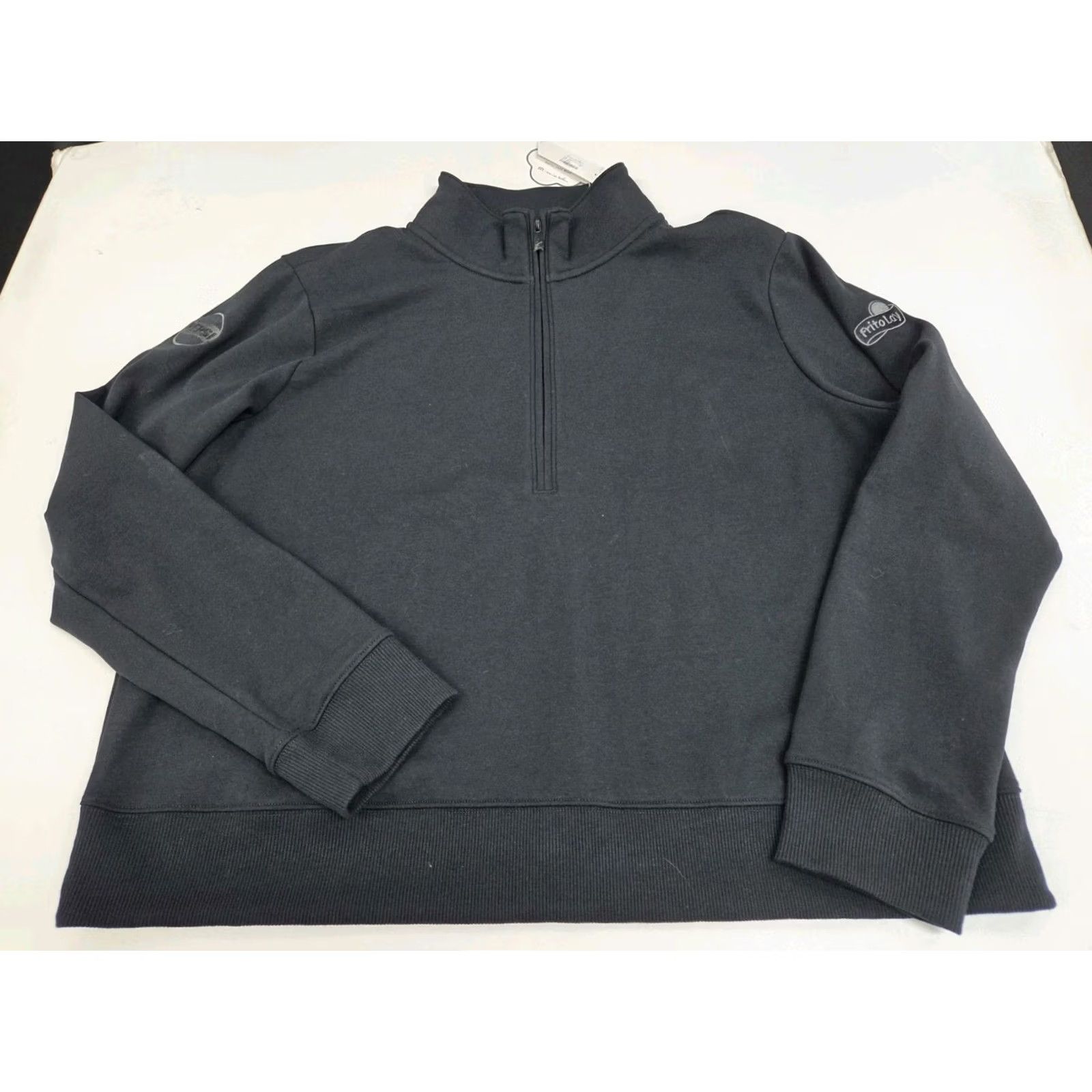 TravisMathew VINTAGE? No. Cleaned title: Travis Mathew Cloud Collection Womens 1/2 Zip Pullover Black 2XL L/S Golf Fleece Logo Embroidered Zip Sweatshirt Size XXL / US 16-18 / IT 52-54 - 3 Thumbnail