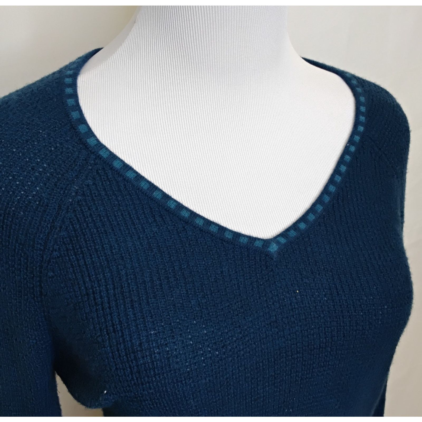 Other Krimson Klover V-Neck Sweater Women's M Blue/Green Size M / US 6-8 / IT 42-44 - 4 Thumbnail