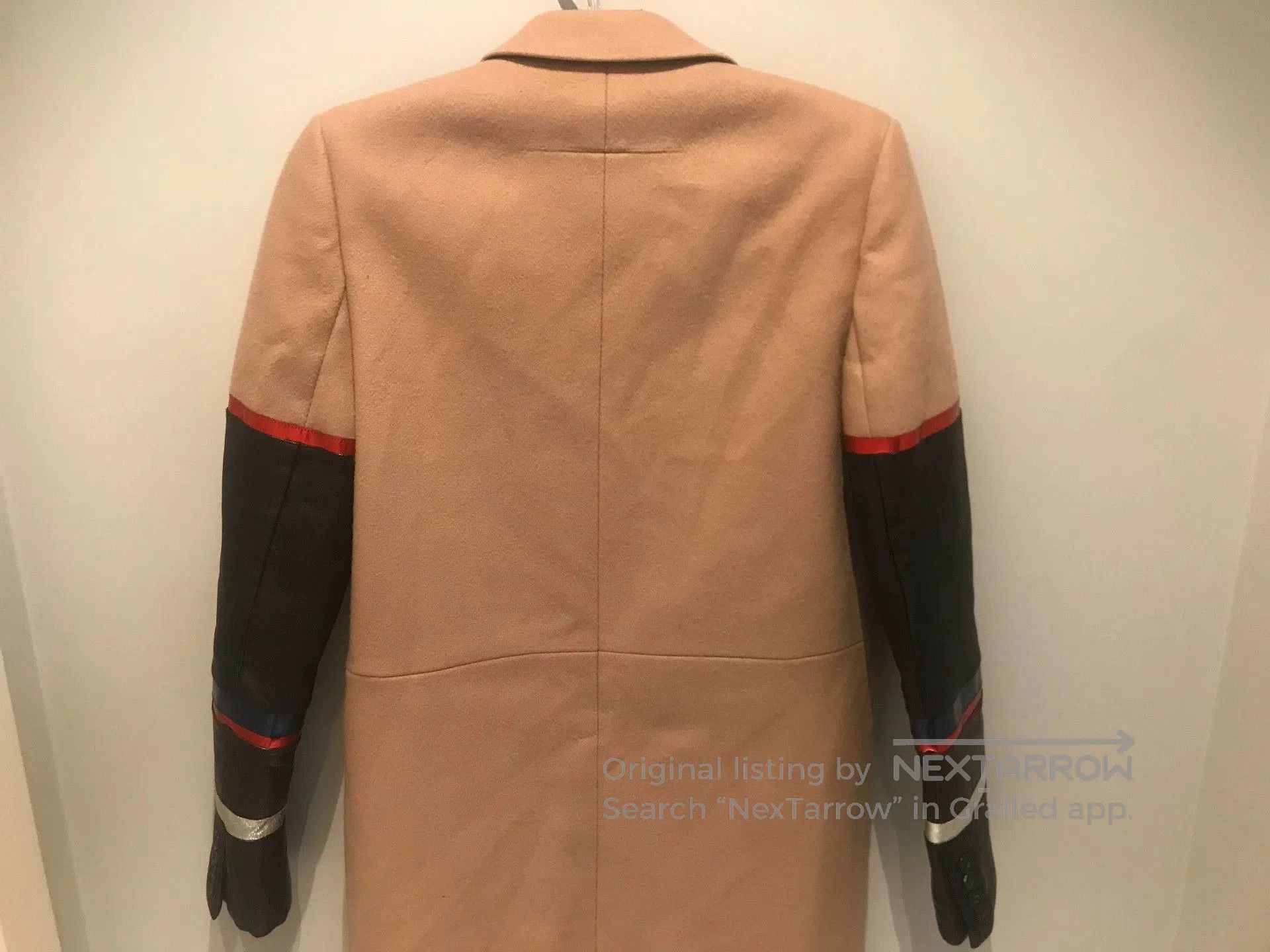 Givenchy Givenchy Wool Laser Leather Sleeve Coat. Size US S / EU 44-46 / 1 - 5 Thumbnail