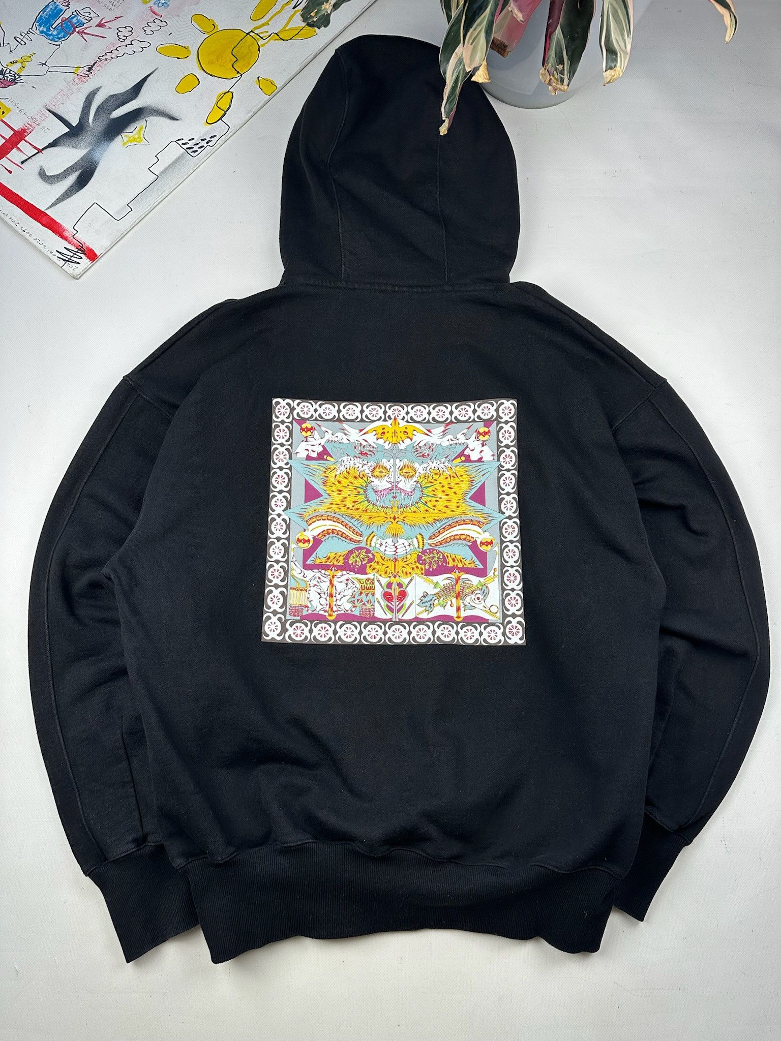 Daily Paper Daily Paper Hoodie acid print psycheldelic Size US L / EU 52-54 / 3 - 1 Thumbnail