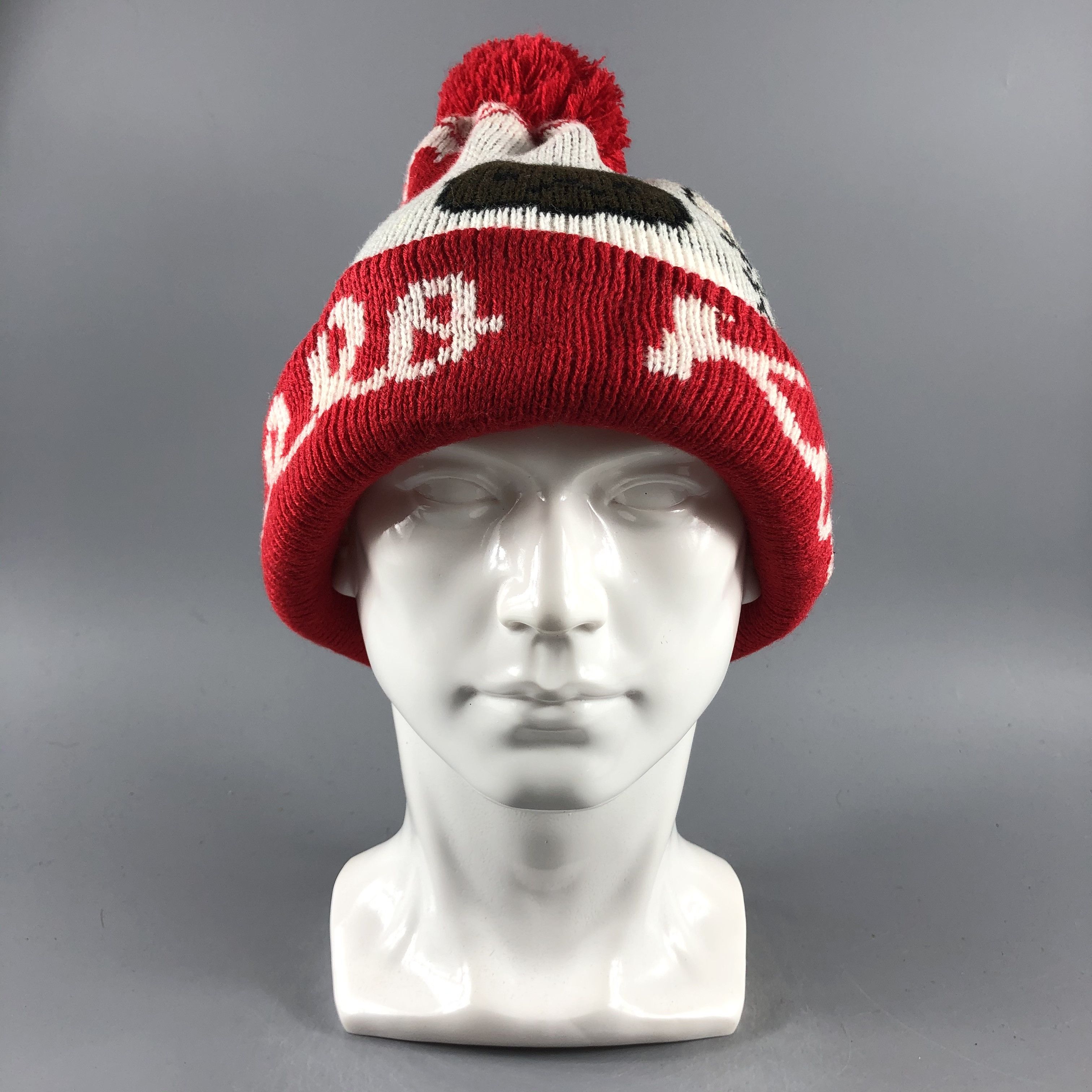 Anime × Japanese Brand × Vintage Hello Kitty Bobble Beanie Snow Hat Snow Cap -D485 Size ONE SIZE - 9 Thumbnail