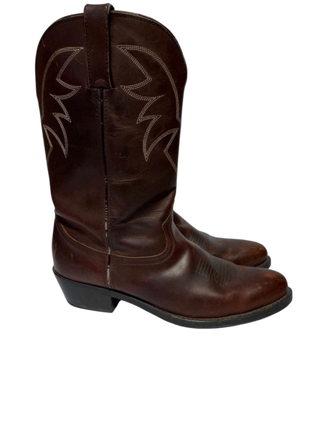 Durango Durango Brown Leather Cowboy Boots | Classic Western Style Size US 10 / EU 43 - 3 Thumbnail