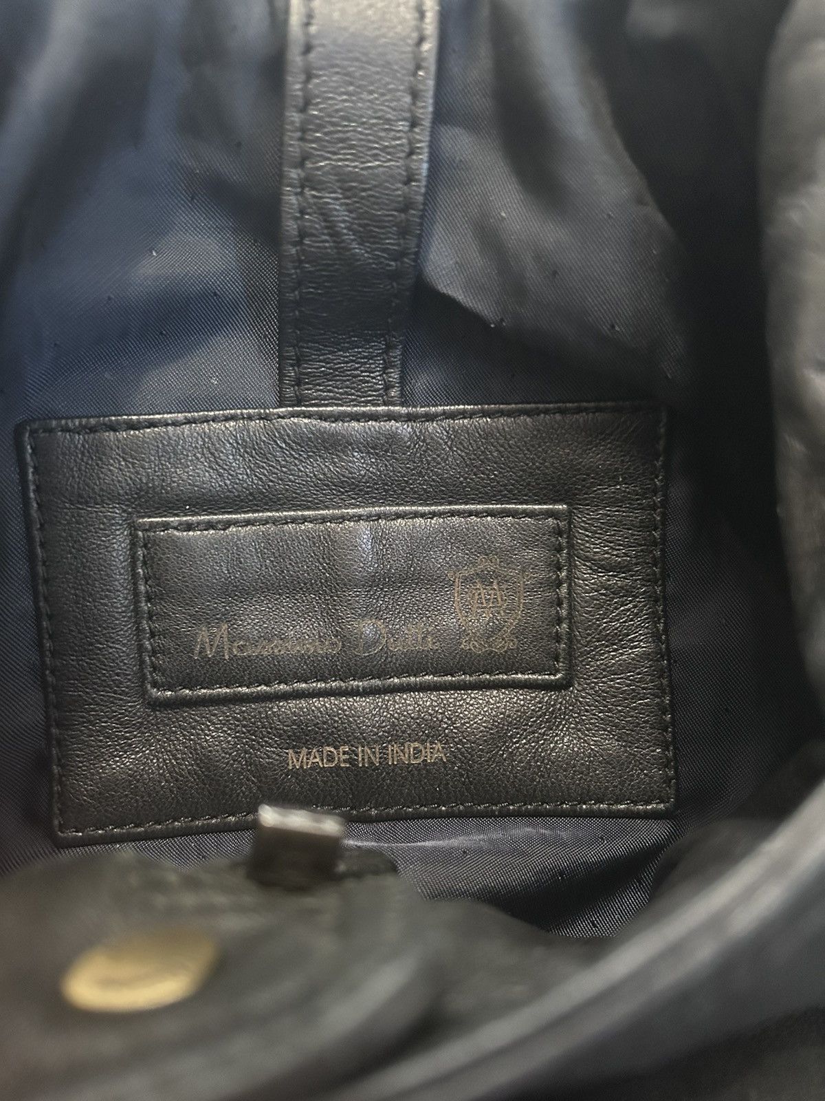 Massimo Dutti Massimo Dutti 2000s Vintage Leather Racer Jacket Size US M / EU 48-50 / 2 - 5 Thumbnail