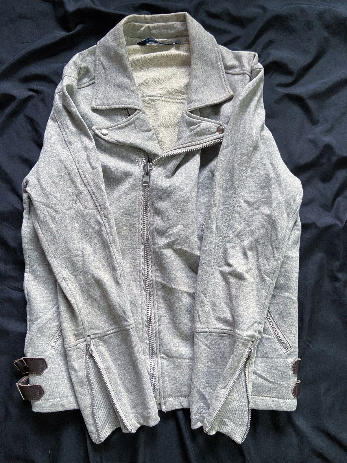 PPFM JAPANESE ASYMMETRICAL PUNK ZIP JACKET raf simons g.o.a Size US L / EU 52-54 / 3 - 7 Thumbnail