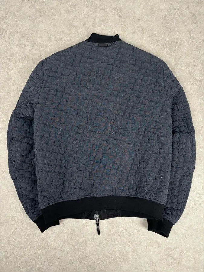 Emporio Armani SS2018 Emporio Armani Navy Nylon Quilted Bomber Jacket Size US M / EU 48-50 / 2 - 5 Thumbnail