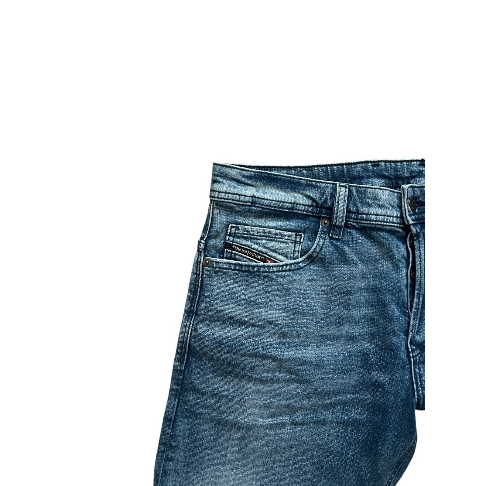 Diesel Diesel Mens Safado Straight Fit Jeans RB066 Blue Size 32/32 Size US 32 / EU 48 - 3 Thumbnail