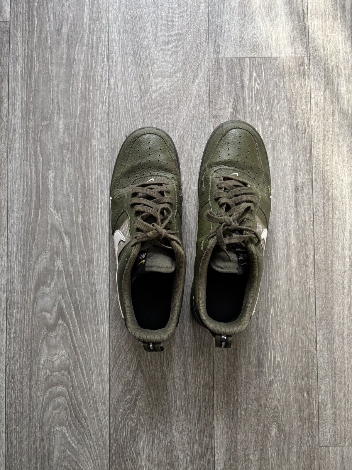 Nike Nike Air Force 1 07 LV8 Utility Olive Canvas Size US 13 / EU 46 - 1 Thumbnail