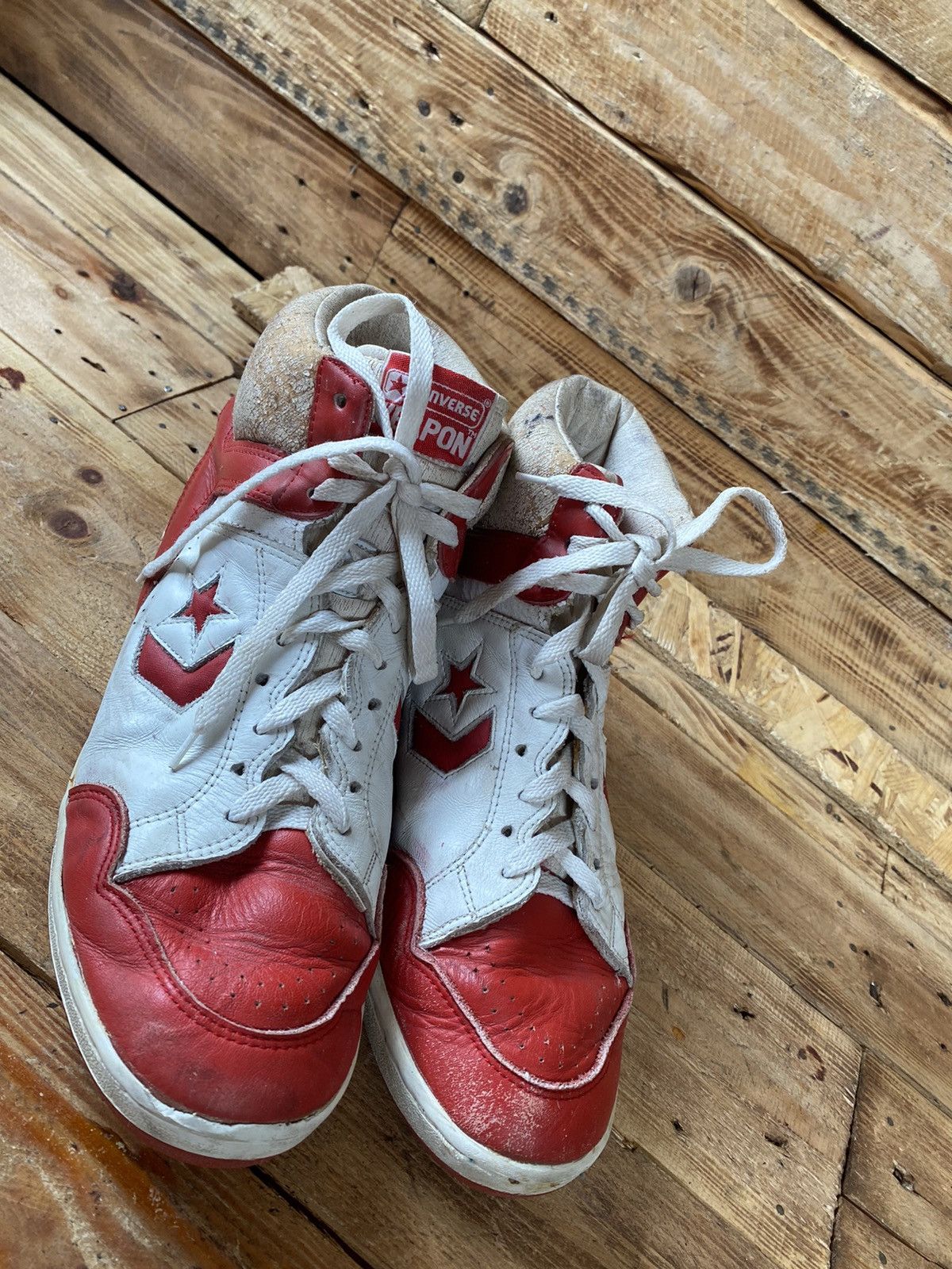 Converse Vintage 80’s Converse weapon hi-top sneakers sz 10 Size US 10 / EU 43 - 10 Thumbnail