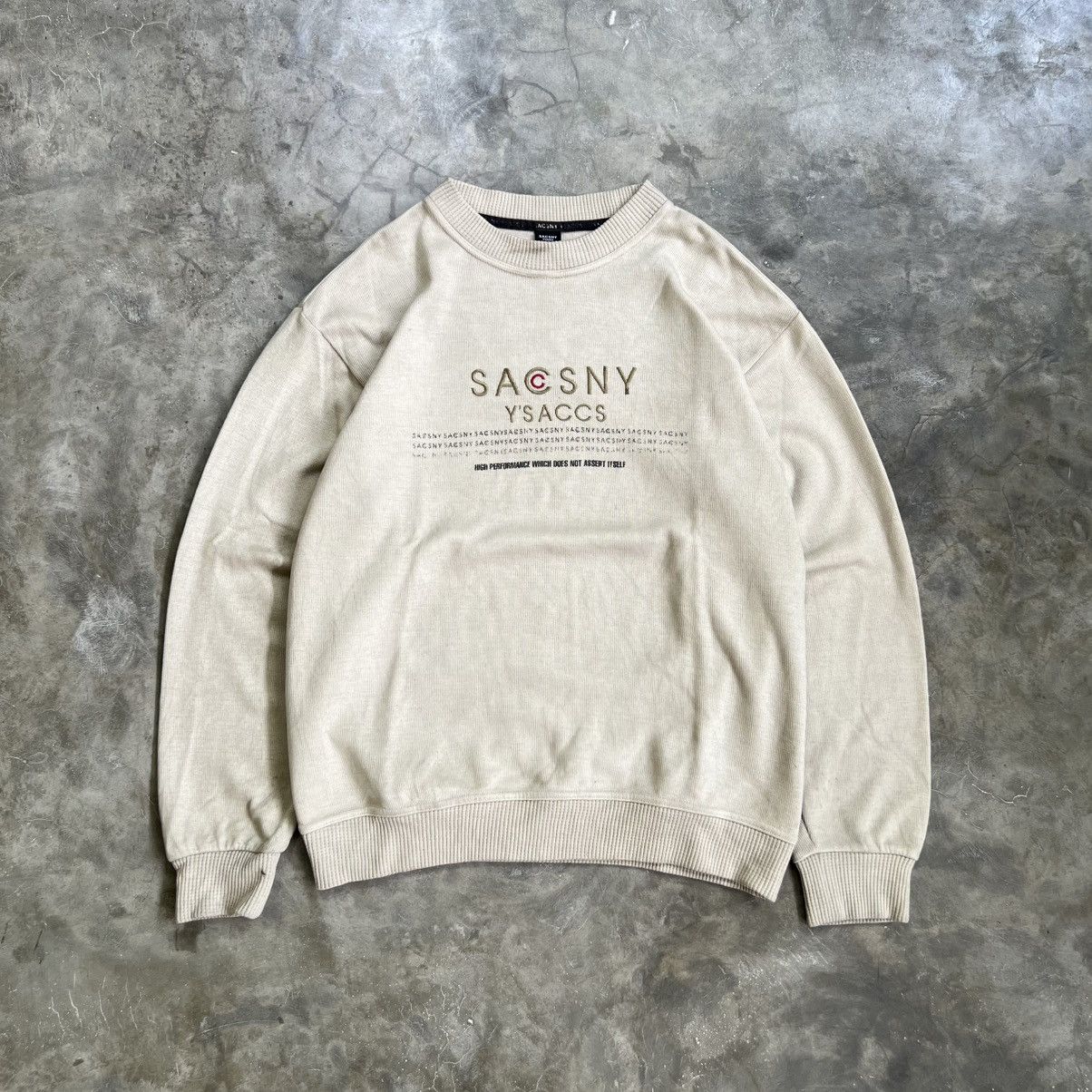 Yohji Yamamoto Vintage Sacsny Y’saccs Sweater Size US M / EU 48-50 / 2 - 1 Thumbnail
