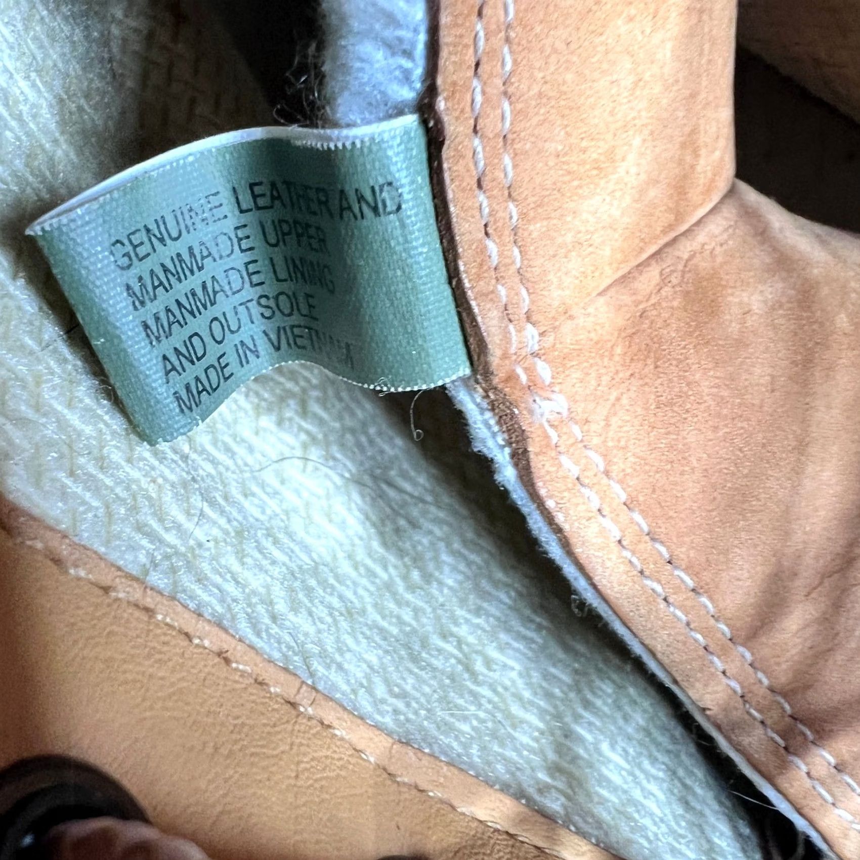 Timberland TIMBERLAND Waterproof Wheat Leather Faux Fur Trim Lace Up Boots Womens 7.5M Size US 9 / IT 39 - 2 Thumbnail
