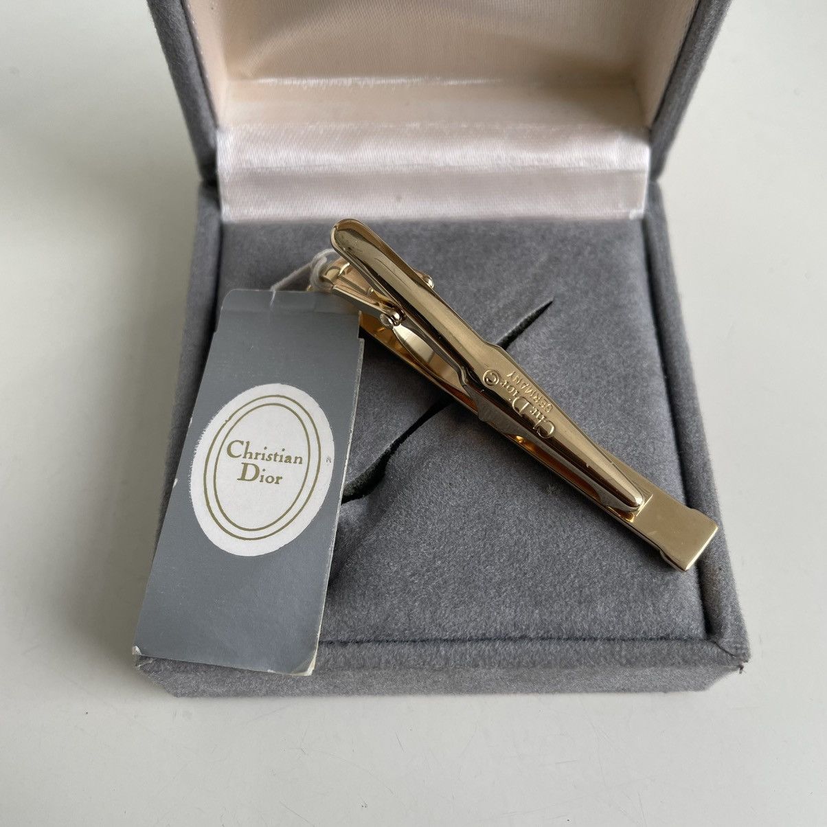 Christian Dior Monsieur Vintage 90's Christian Dior Gold Tie Clip Size ONE SIZE - 3 Thumbnail