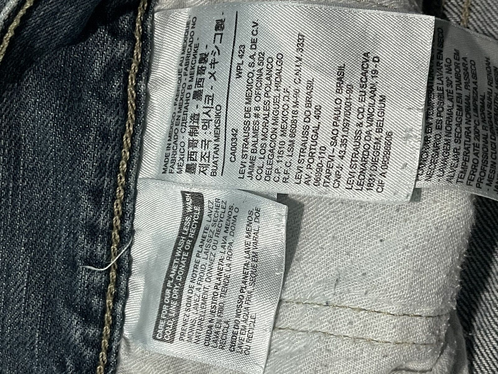 Designer × Levi's Levis 501 Painting Design Very Rare Size US 36 / EU 52 - 18 Thumbnail