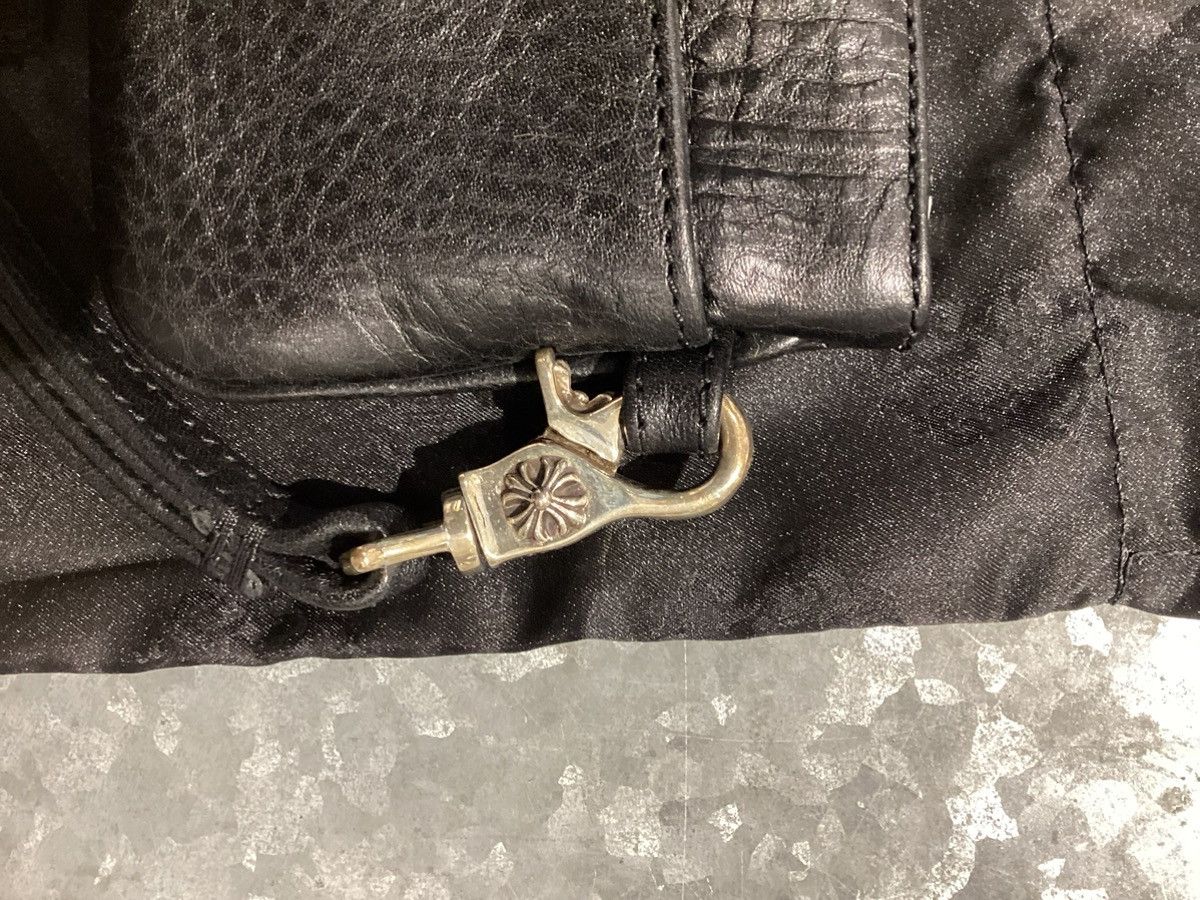 Chrome Hearts Leather cross patch lobster clasp wristlet wallet cardholder Size ONE SIZE - 3 Thumbnail