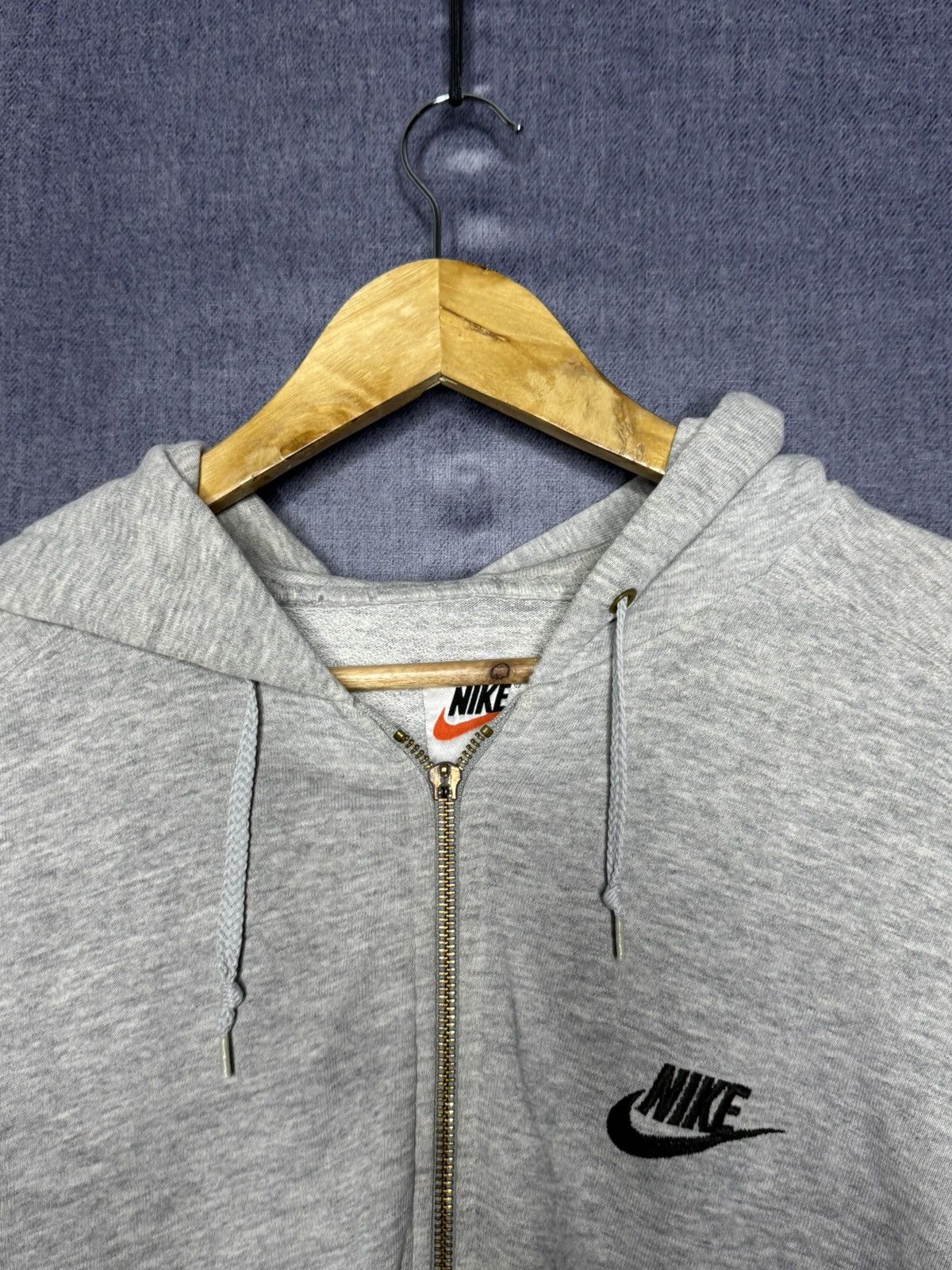 Nike Vintage Nike Oversize Baggy Zip Hoodie Basic 90S Y2K Rare Size US M / EU 48-50 / 2 - 7 Thumbnail