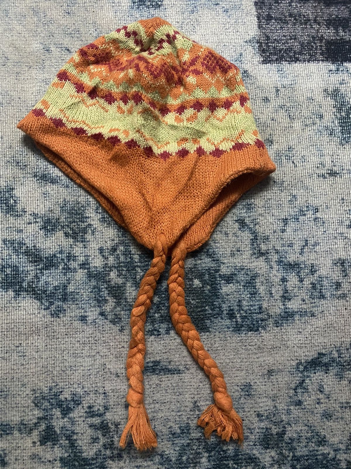 Japanese Brand Unknown Earflap Beanie Size ONE SIZE - 1 Thumbnail