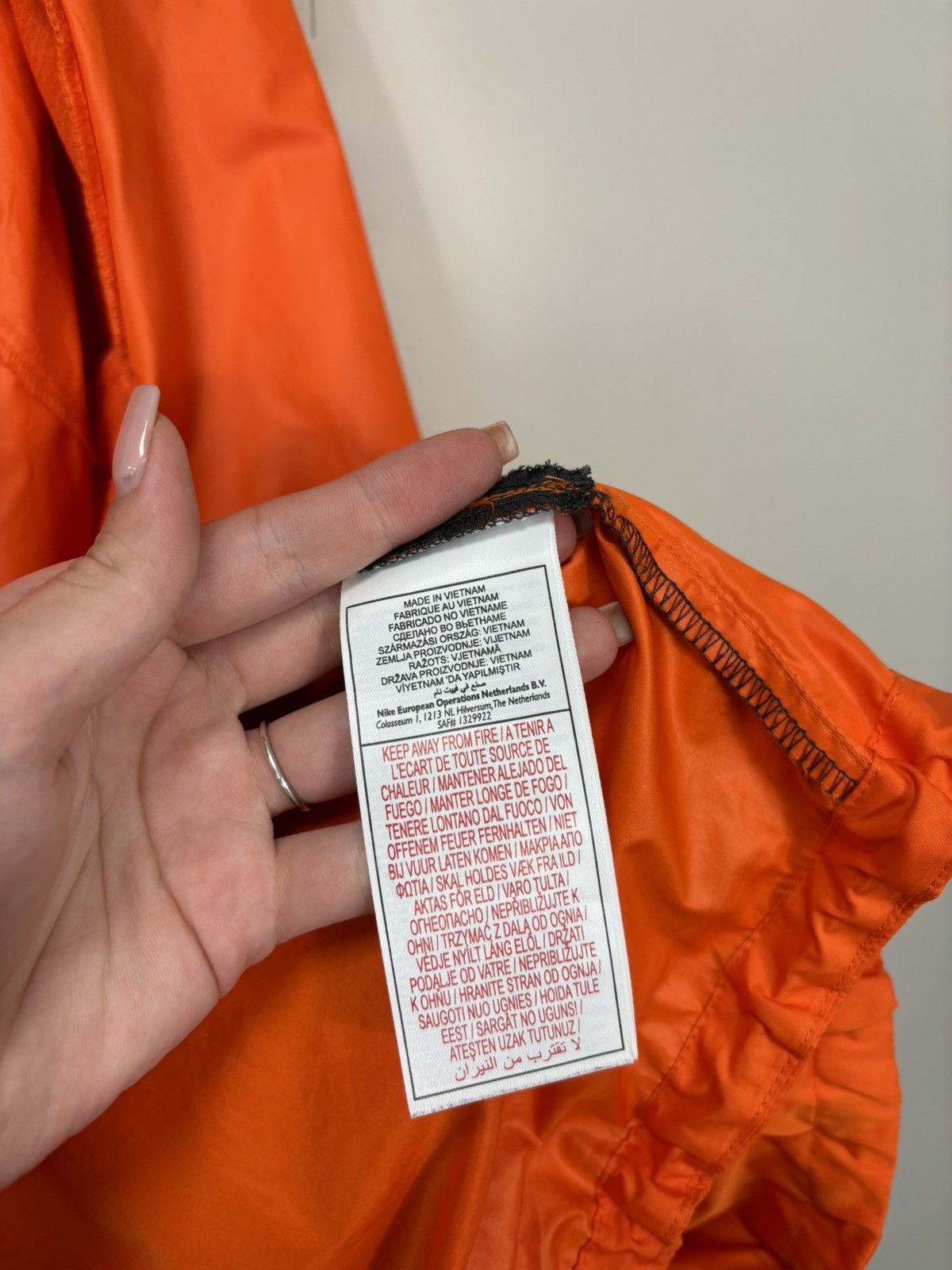Nike Vintage Nike Y2K Zip Orange Hype Transformer Jacket Size US XL / EU 56 / 4 - 16 Thumbnail