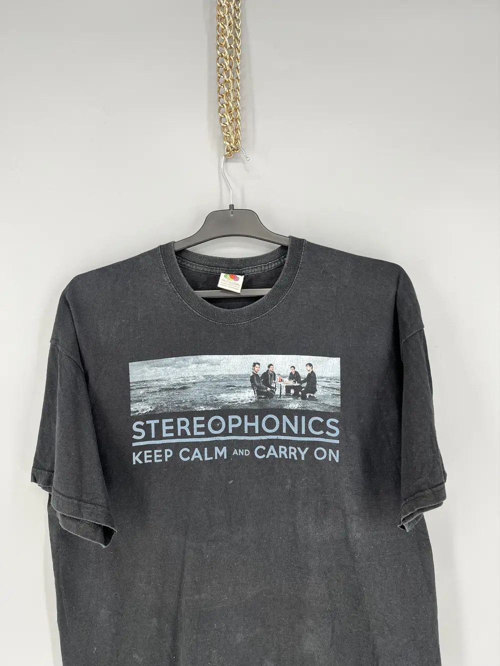 Band Tees Stereophonics Keep Calm And Carry On 2010 European Tour Tee Size US XL / EU 56 / 4 - 2 Thumbnail