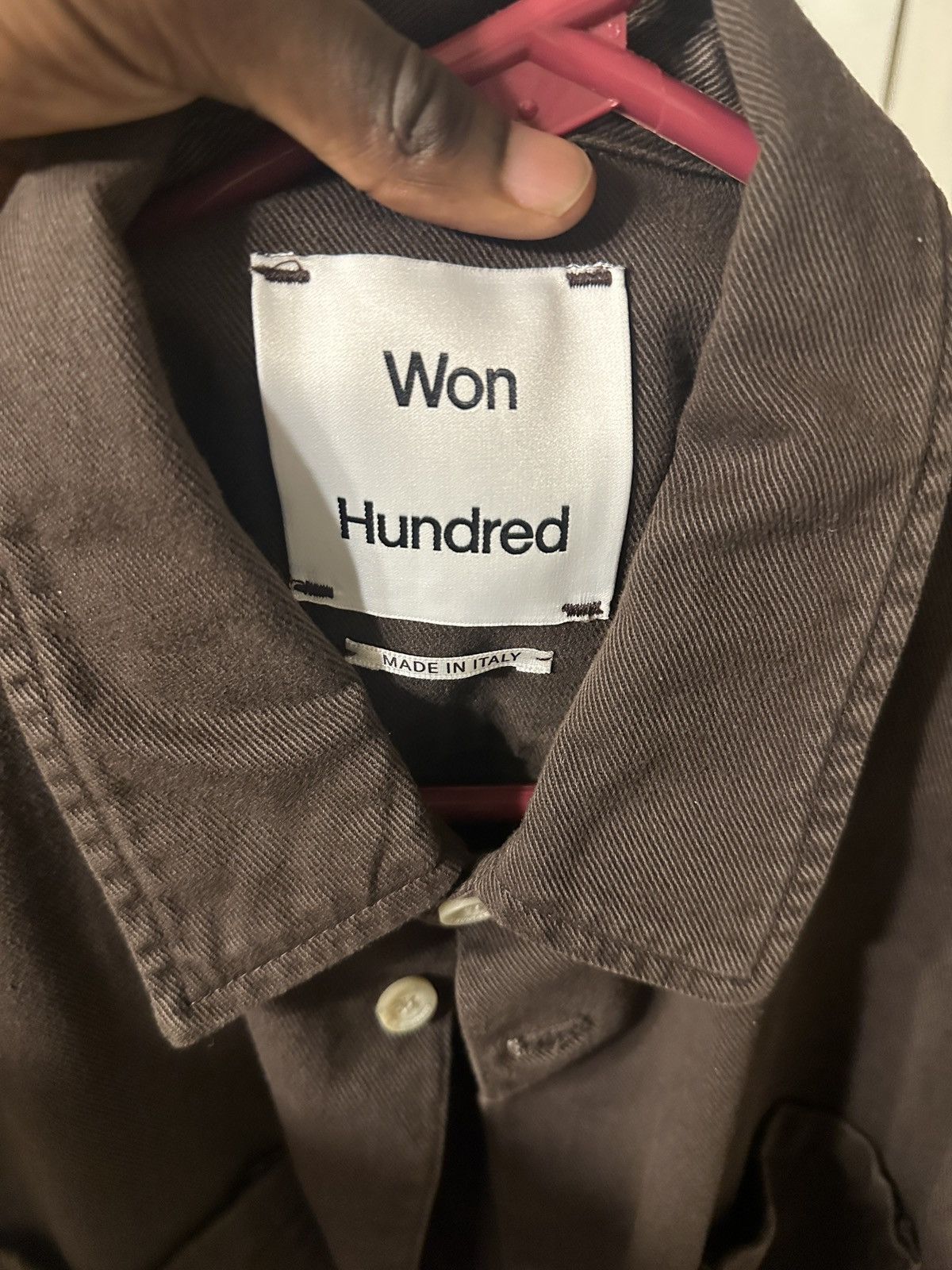 Won Hundred Won hundred brown outerwear button up Size US L / EU 52-54 / 3 - 3 Thumbnail