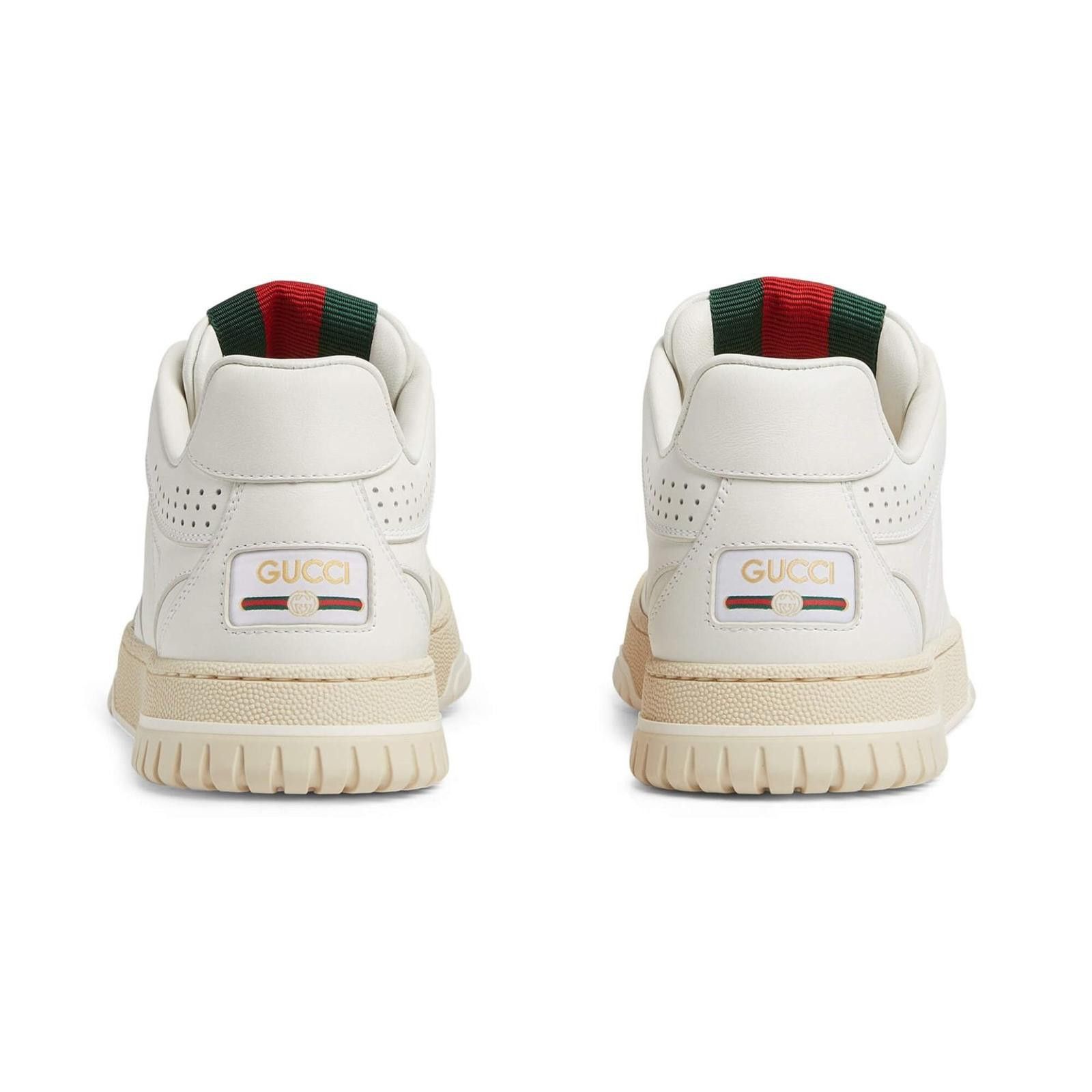 Gucci Gucci Re-Web Leather Sneakers Size US 5 / IT 35 - 3 Thumbnail
