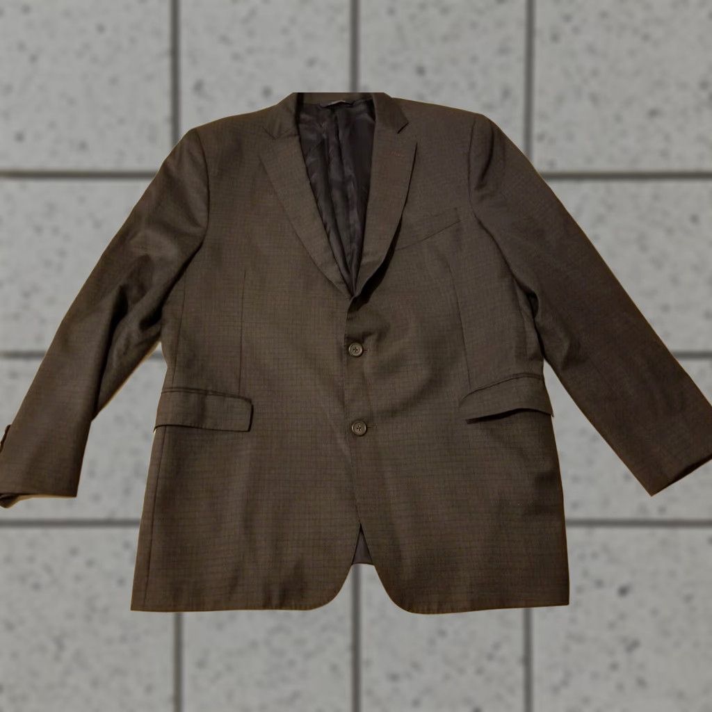 Brooks Brothers VINTAGE Brooks Brothers Wool Blazer 3-in-1 Jacket Mens 44R Black Gray Wool Blazer Brooks Brothers Mens Blazer 44R Size 44R - 1 Thumbnail