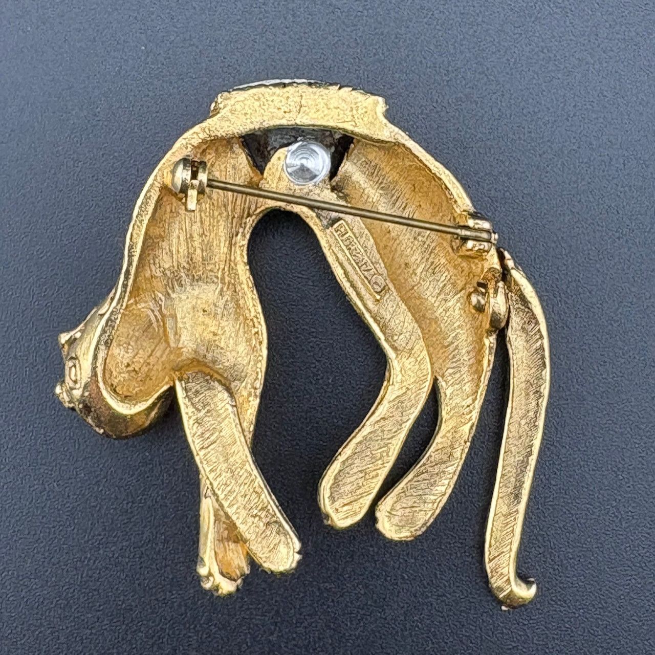 Other Florenza Gold Tone Leopard Cat Rhinestone Brooch 2.25" Size ONE SIZE - 3 Thumbnail