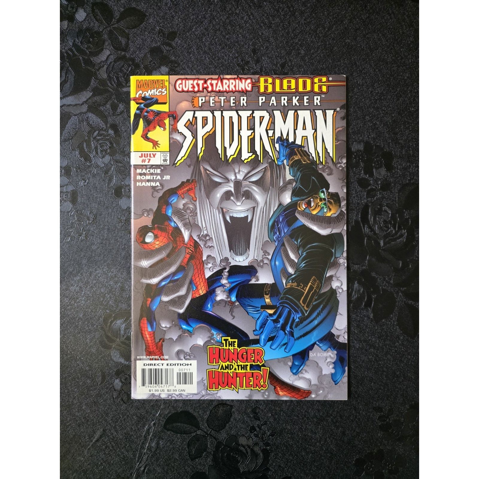 Marvel Comics Peter Parker Spider-Man #7 Guest Blade 1999 With Cards Size ONE SIZE - 1 Thumbnail