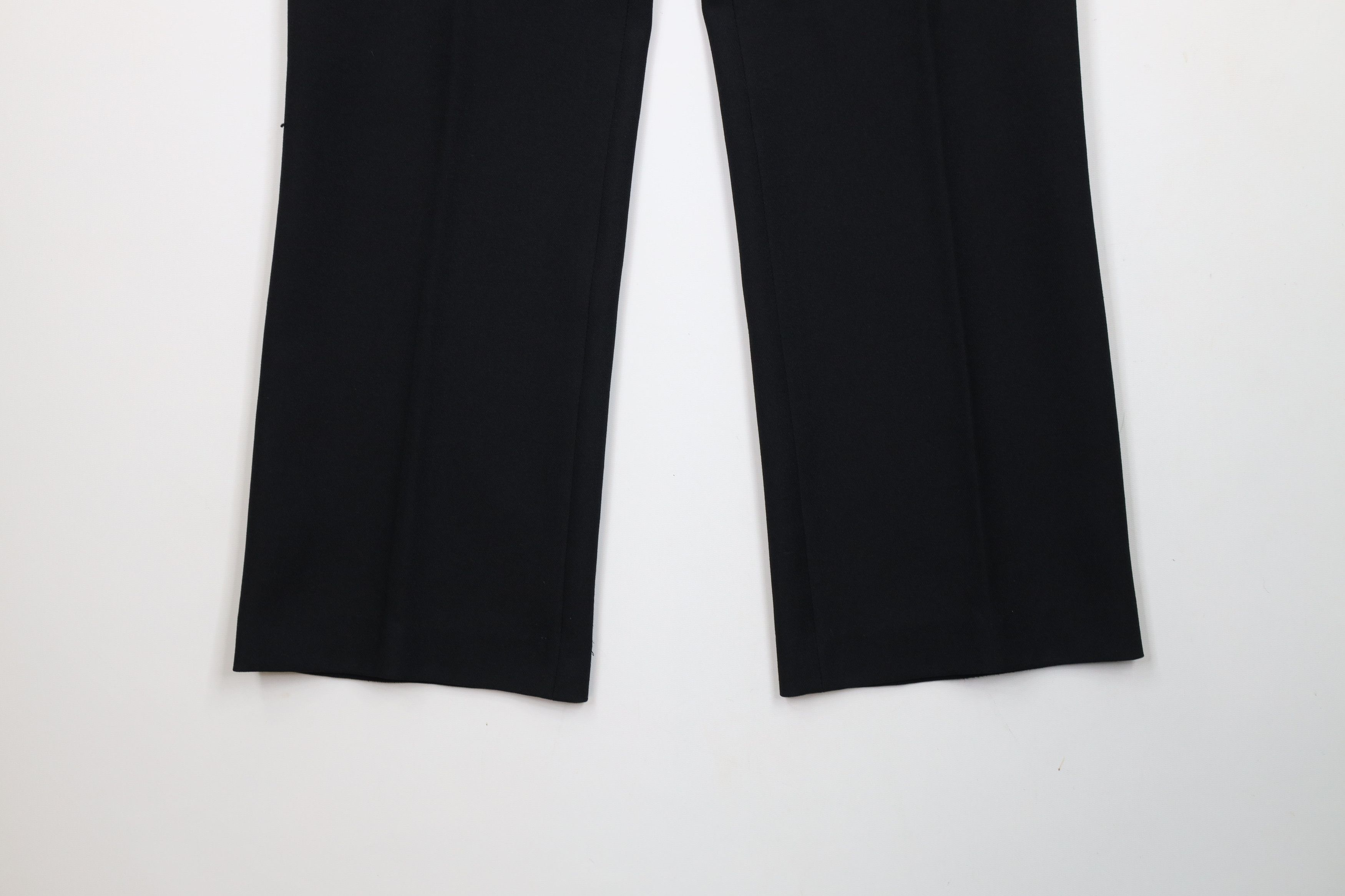Vintage Vintage 70s Streetwear Flared Wide Leg Chino Pants Black USA Size US 32 / EU 48 - 4 Thumbnail