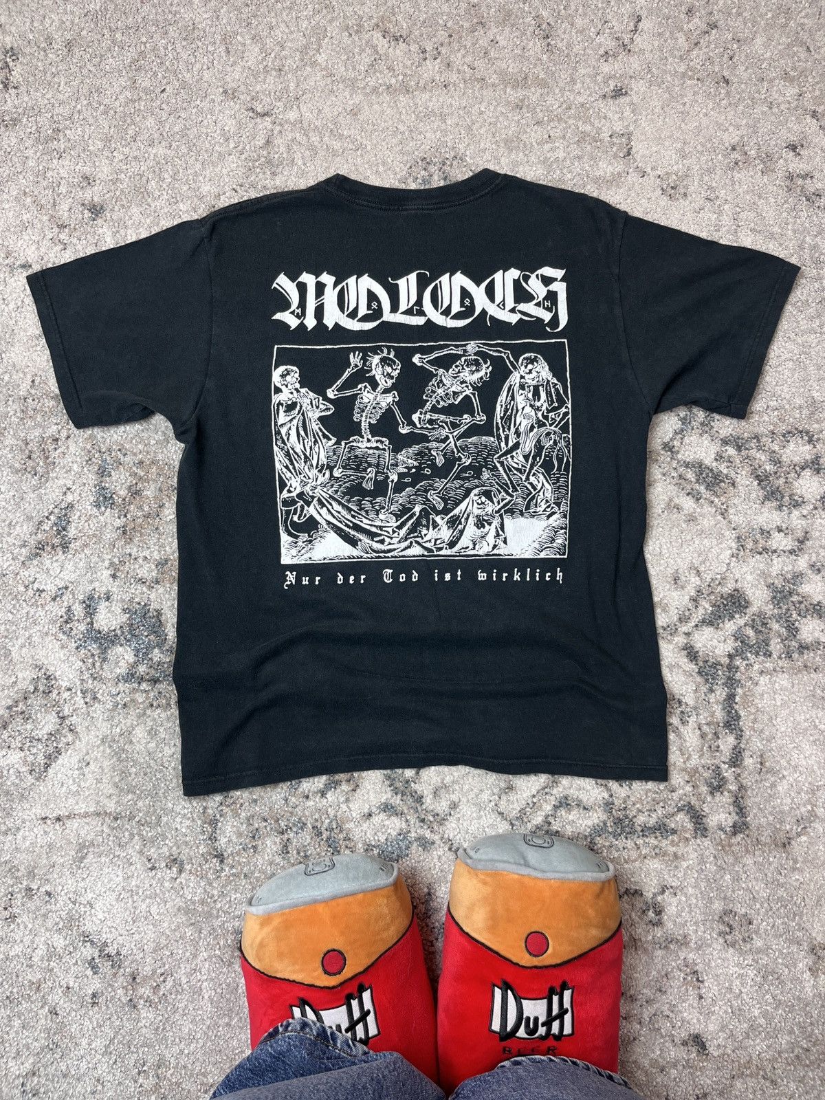 Band Tees × Vintage MOLOCH NUR DER TOD IST WIRKLICH RARE VINTAGE TEE - 850 Size US M / EU 48-50 / 2 - 1 Thumbnail