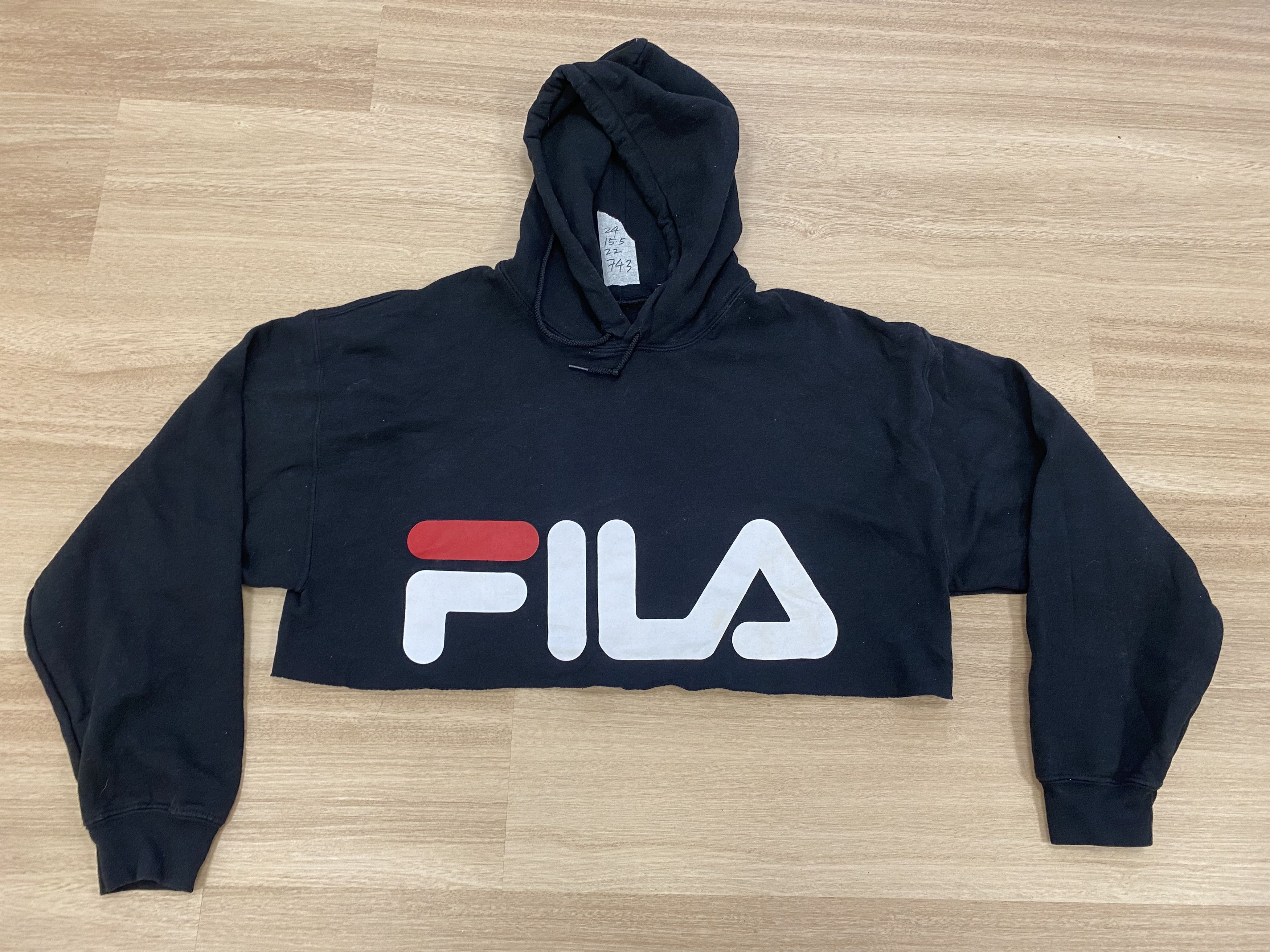 Fila fila big logo half sweatshirt hoodie size xl Size XL / US 12-14 / IT 48-50 - 1 Thumbnail