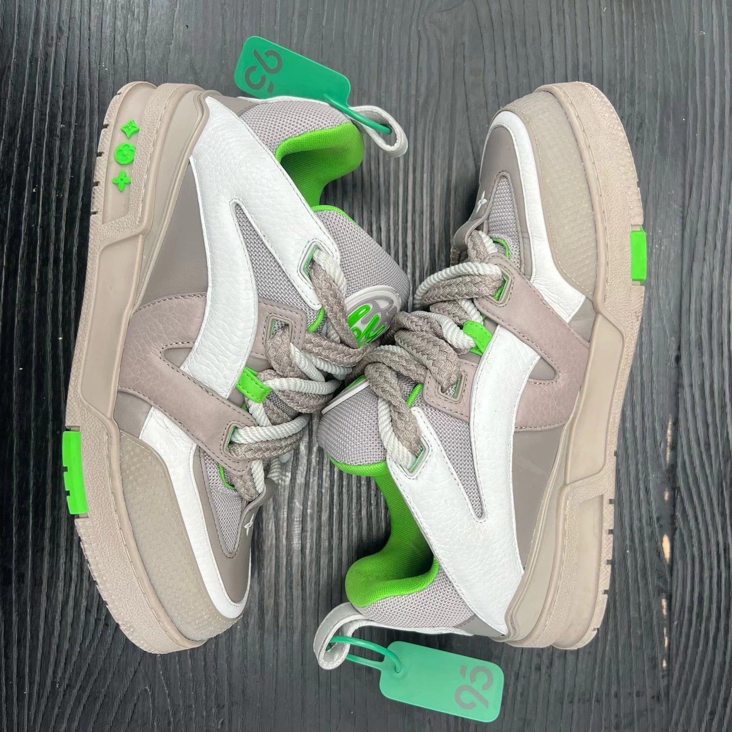 Louis Vuitton LV Skate Shoes Gray 7/41 New Box Size US 8 / EU 41 - 3 Thumbnail