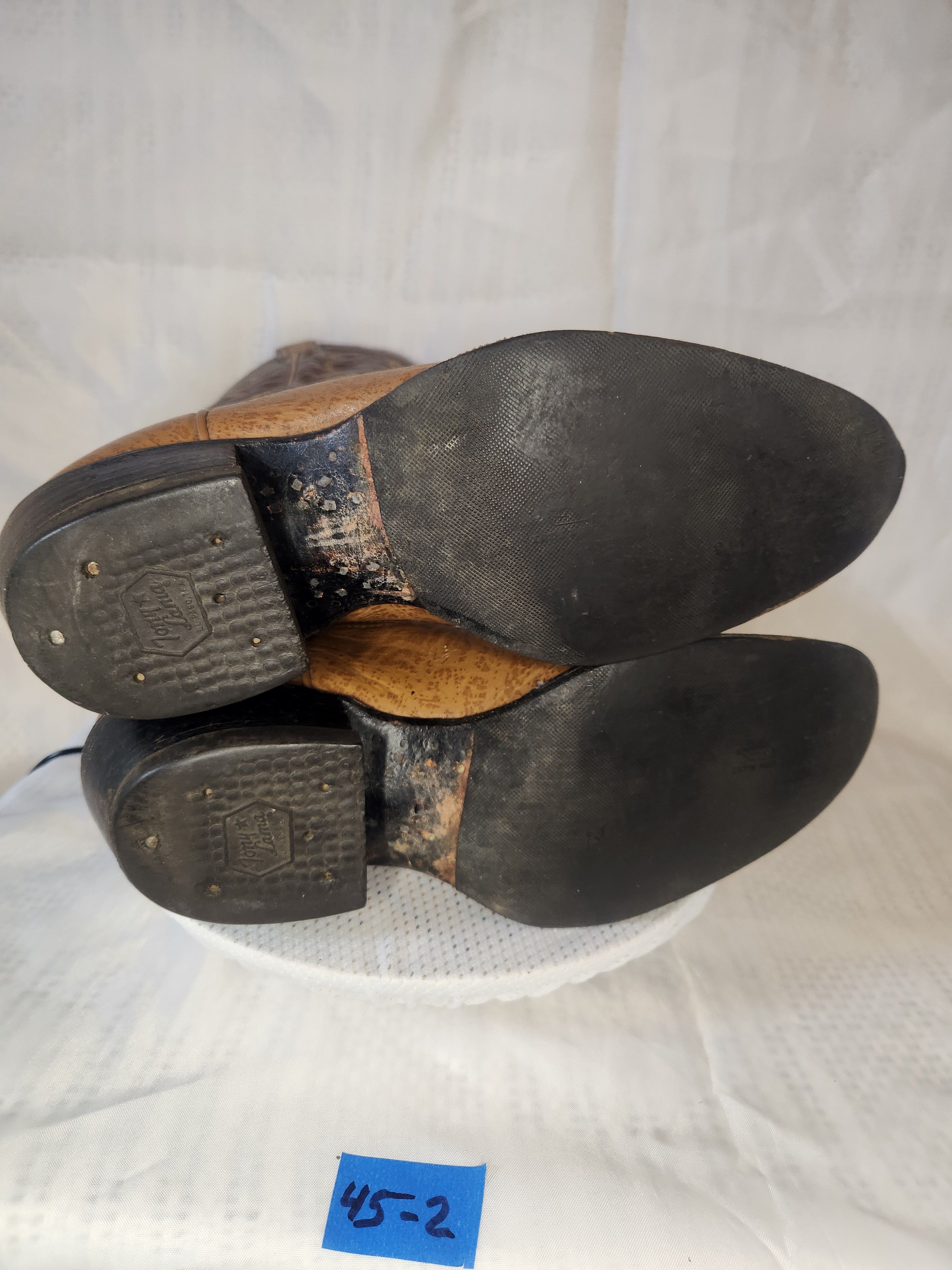 Tony Lama 2 TONES WESTERN COWBOY VINTAGE 80'S Size US 8 / EU 41 - 9 Thumbnail